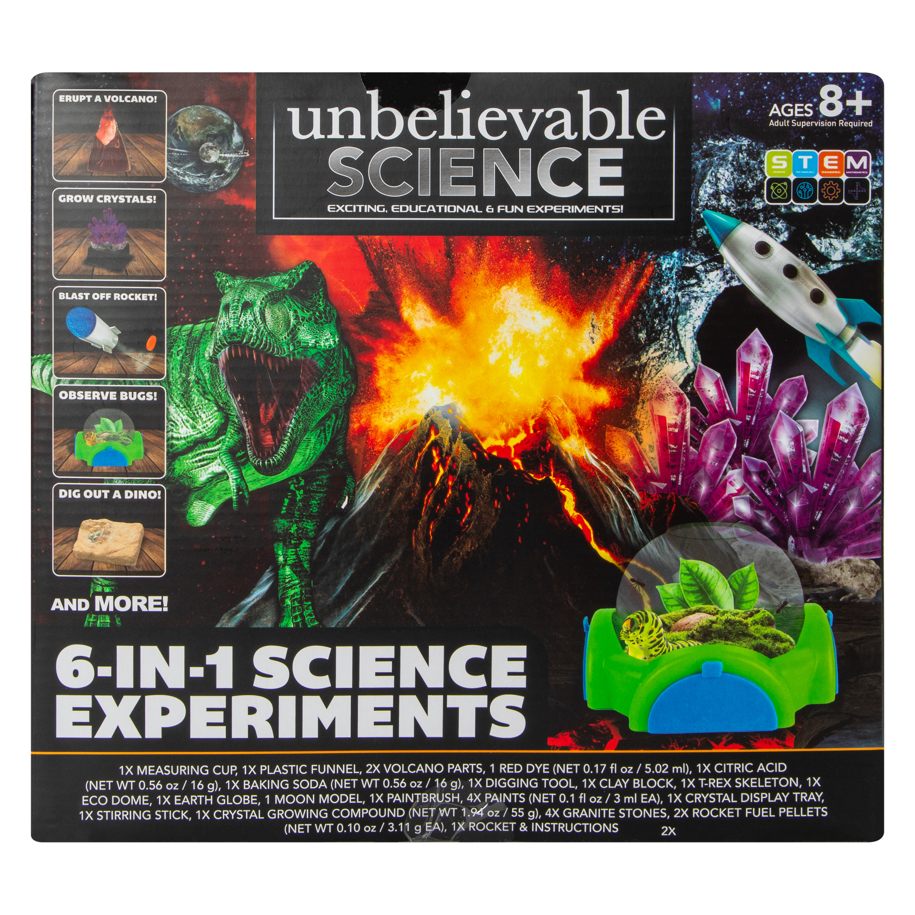Unbelievable Science 6-in-1 Science Experiments Kit