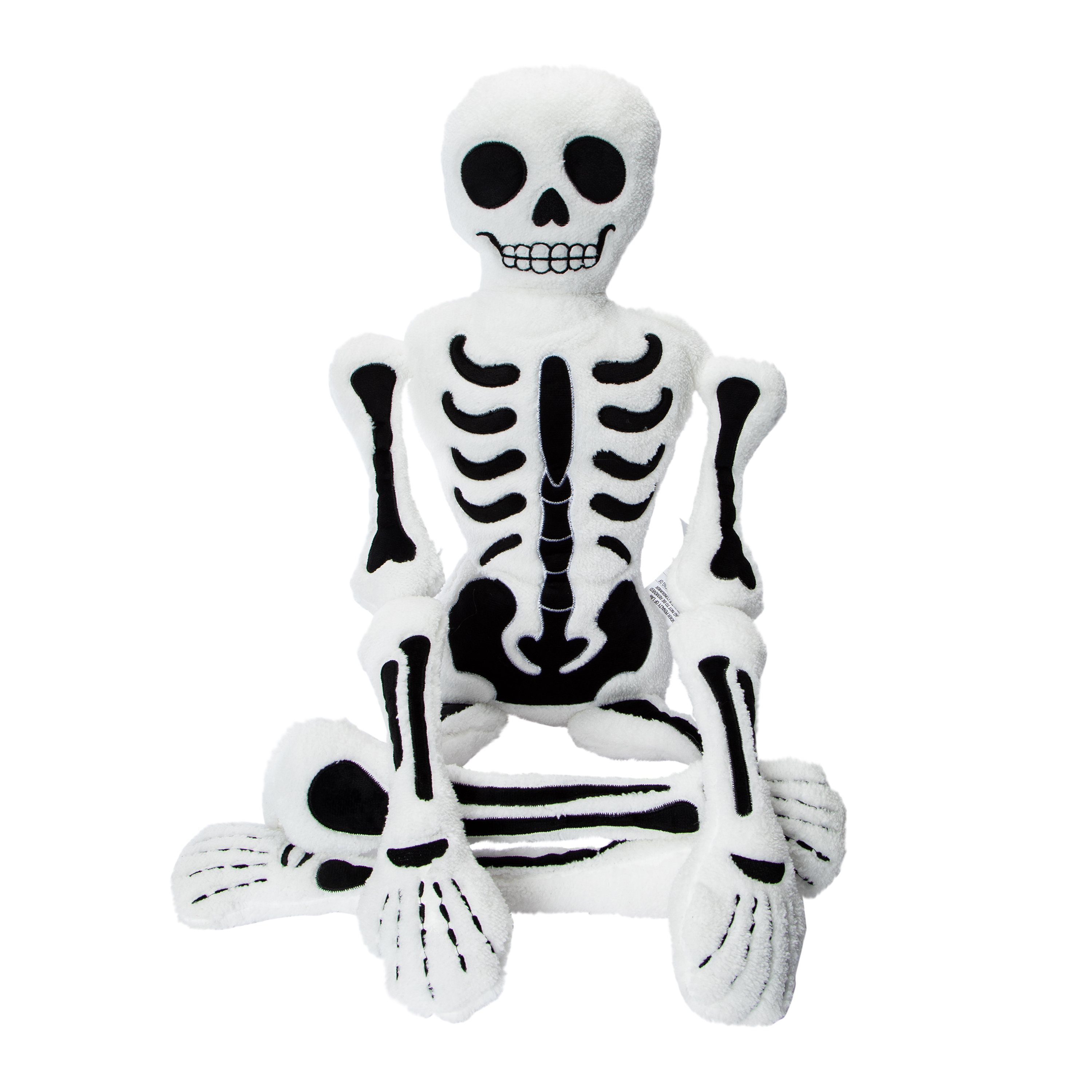 Skeleton Halloween Throw Pillow 9.84in x 48in