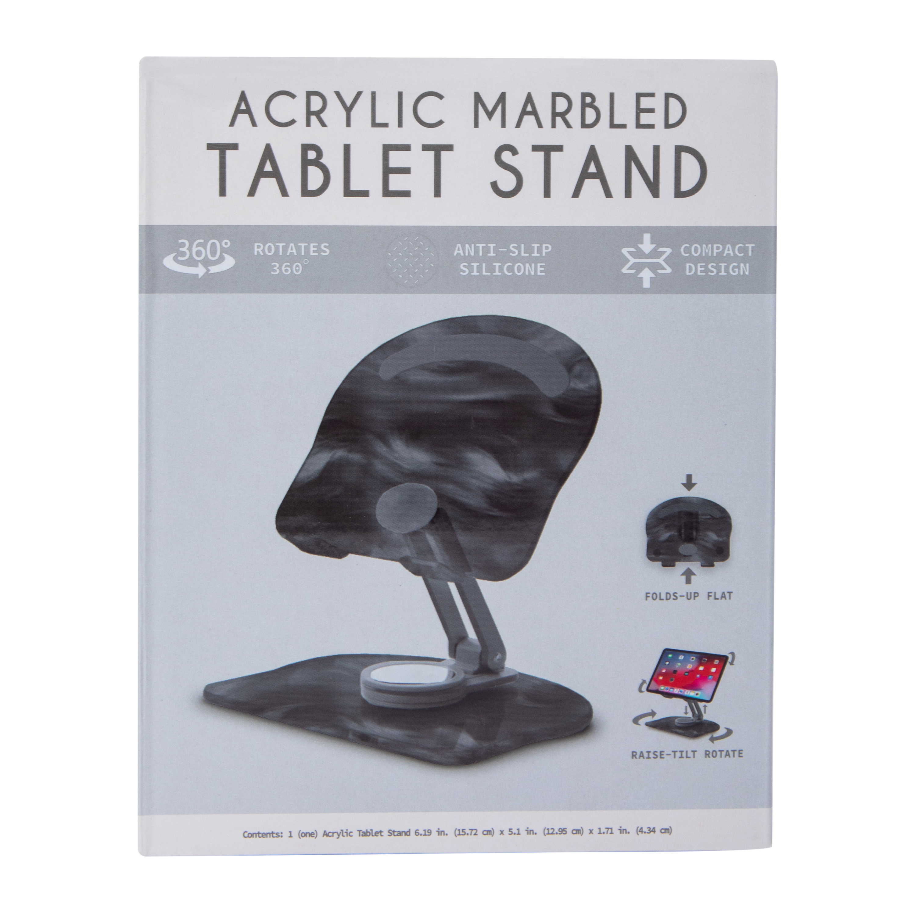 Acrylic Tablet Stand 5.1in x 6.19in