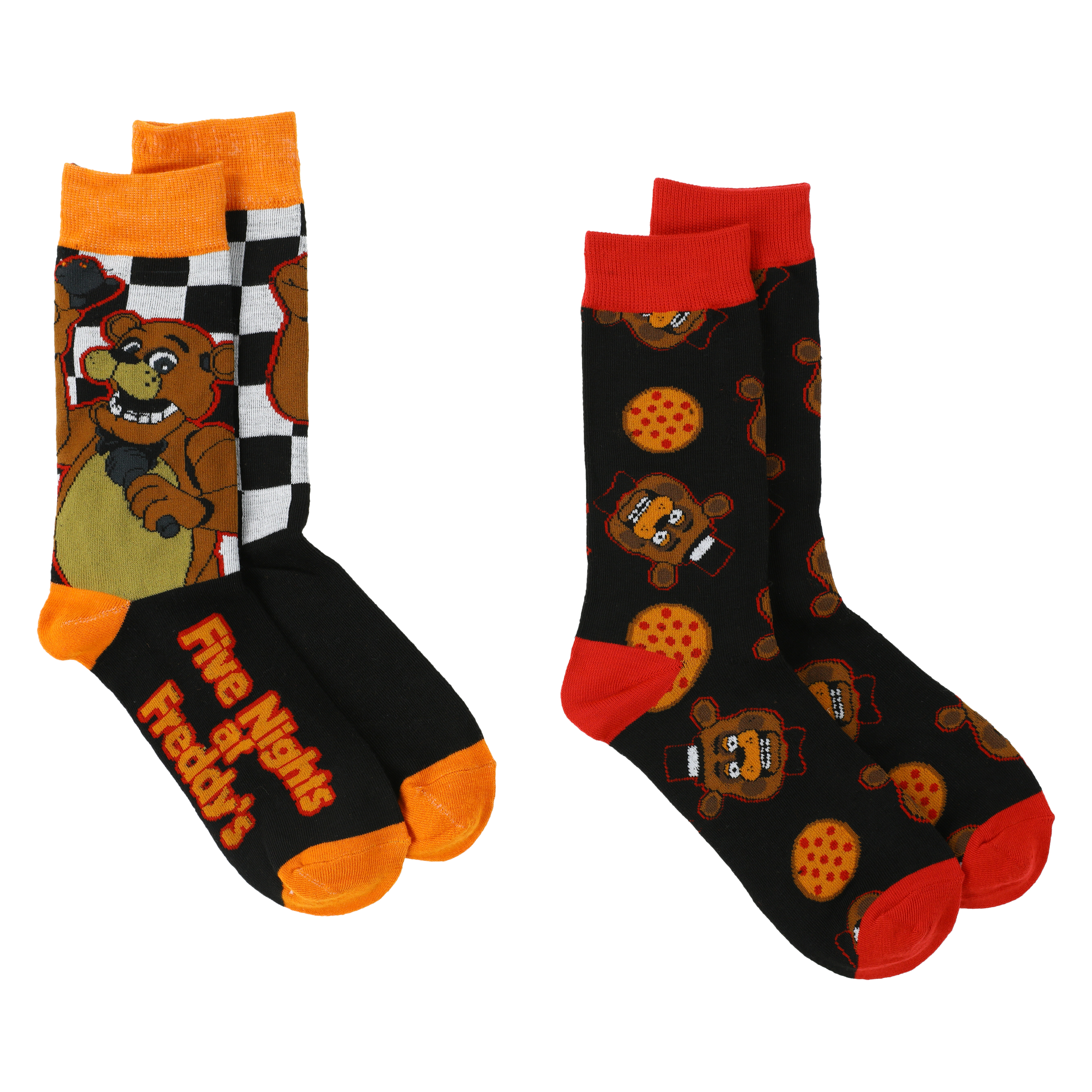 Five Nights At Freddy's Crew Socks 2-Pack