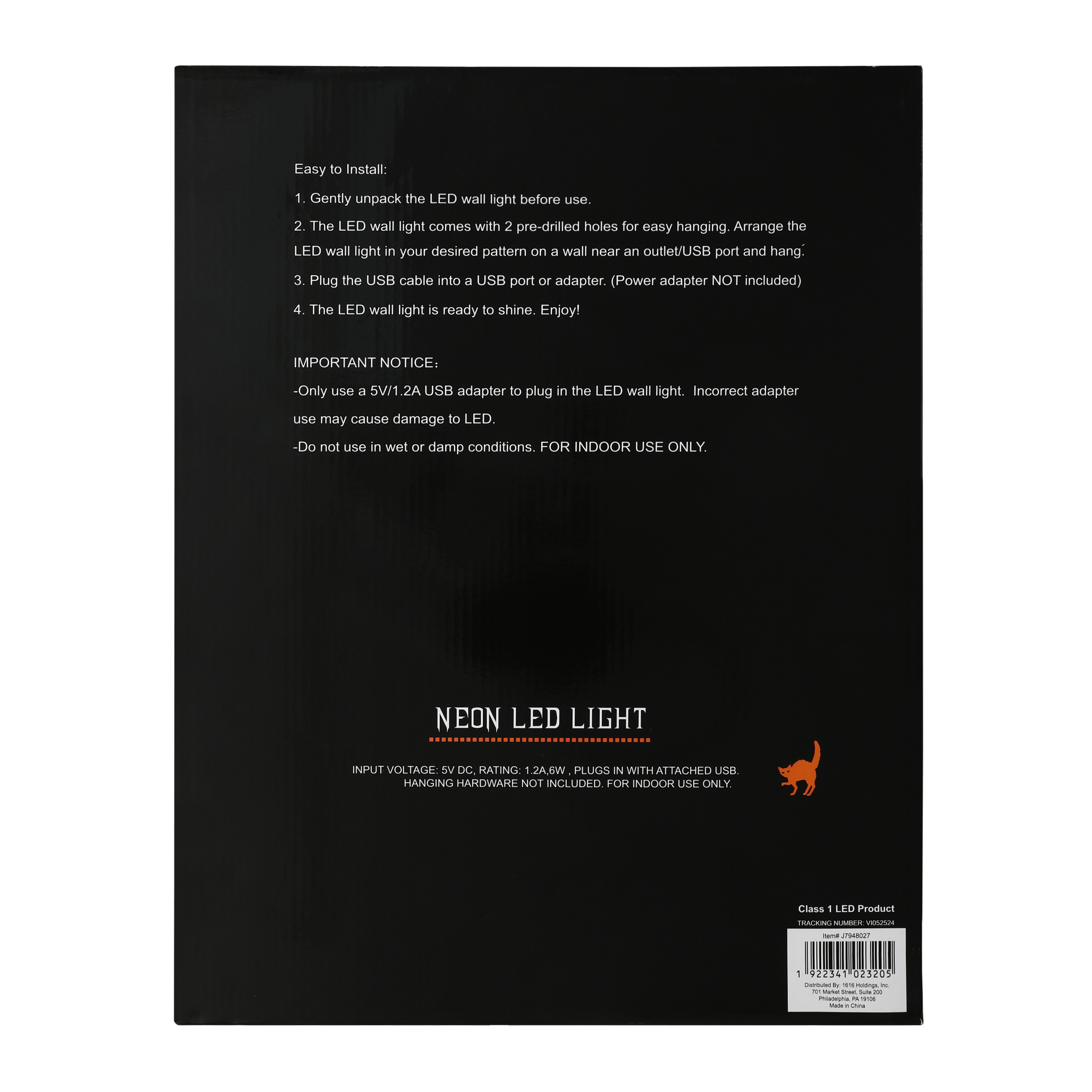 Halloween Neon Light