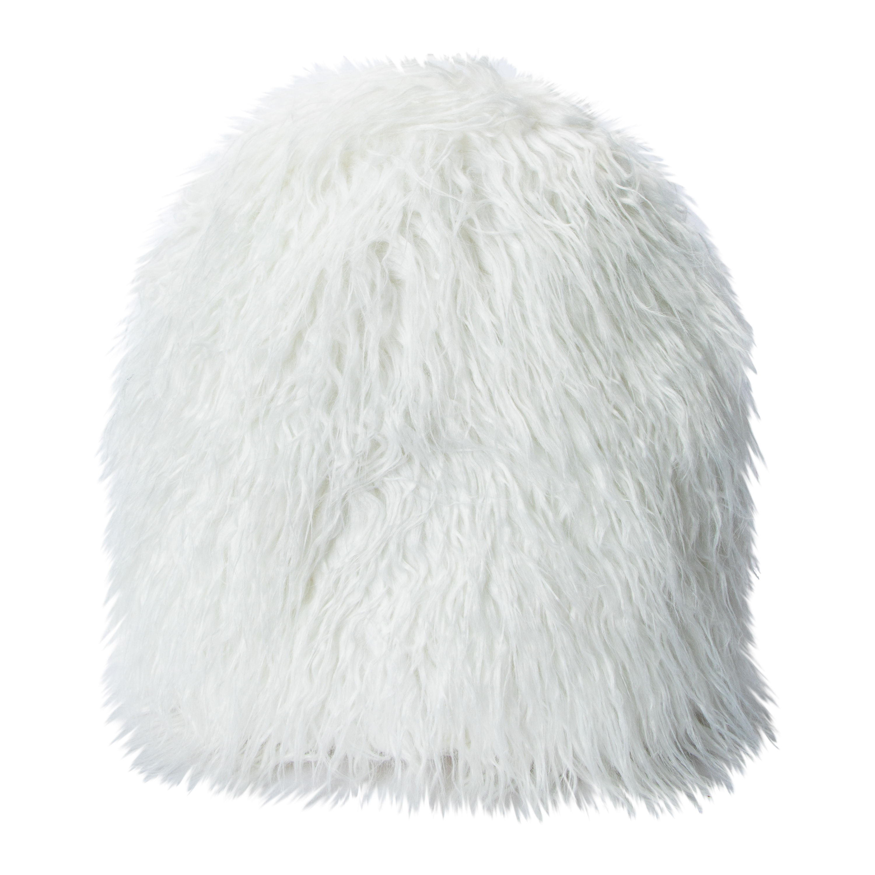 Fuzzy Ghost Halloween Throw Pillow 13in