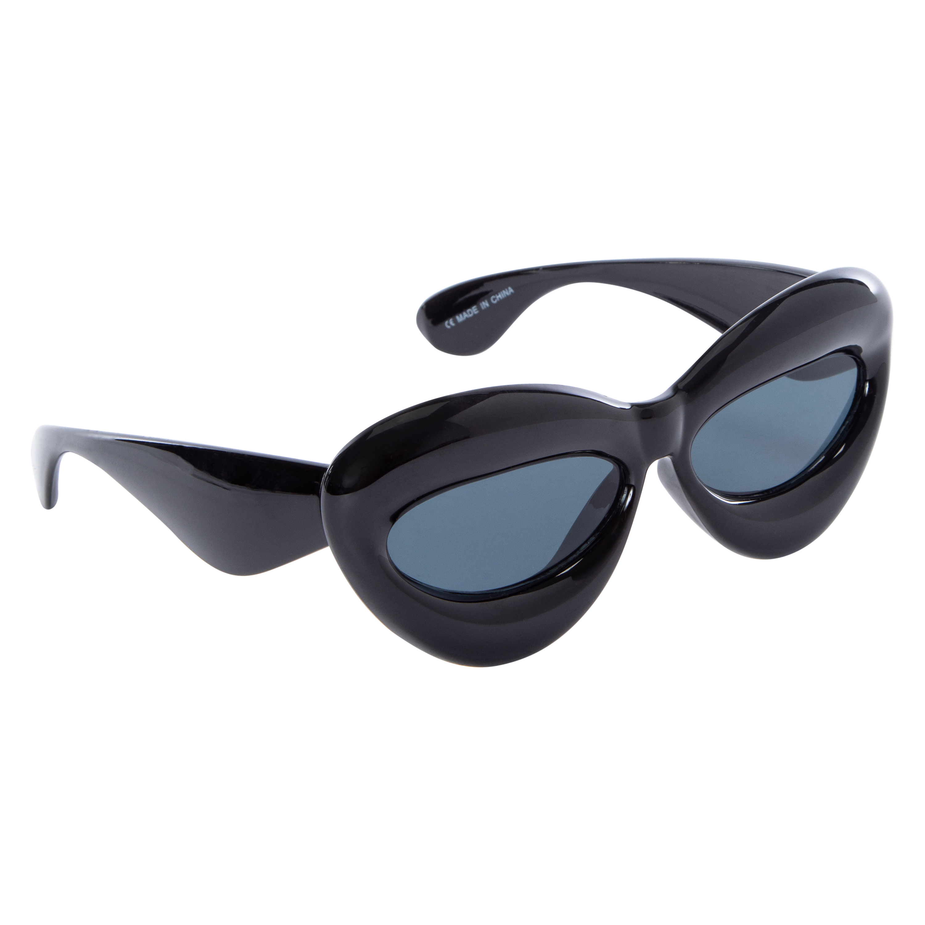 Ladies Plastic Bubble Cat-Eye Sunglasses
