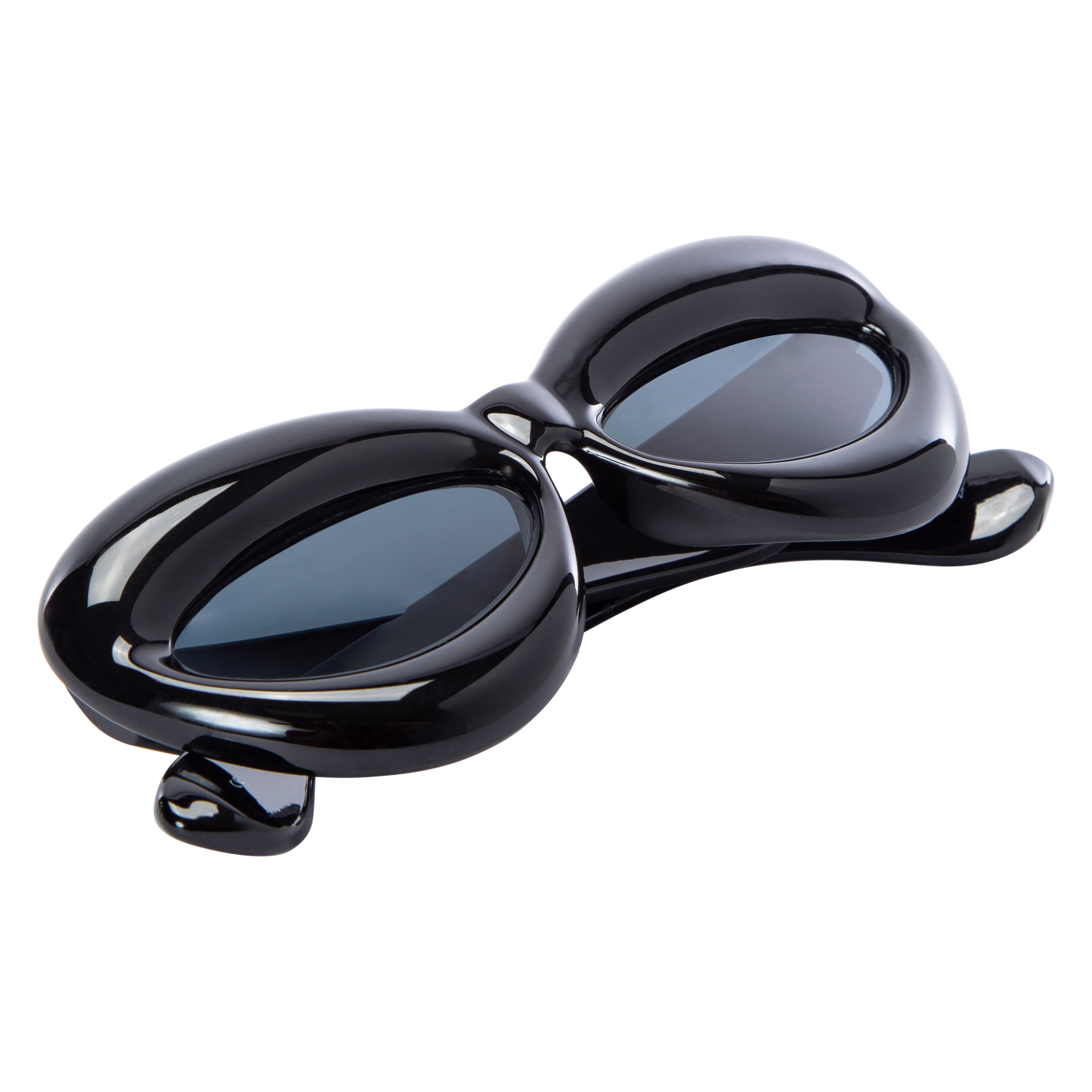 Ladies Plastic Bubble Cat-Eye Sunglasses