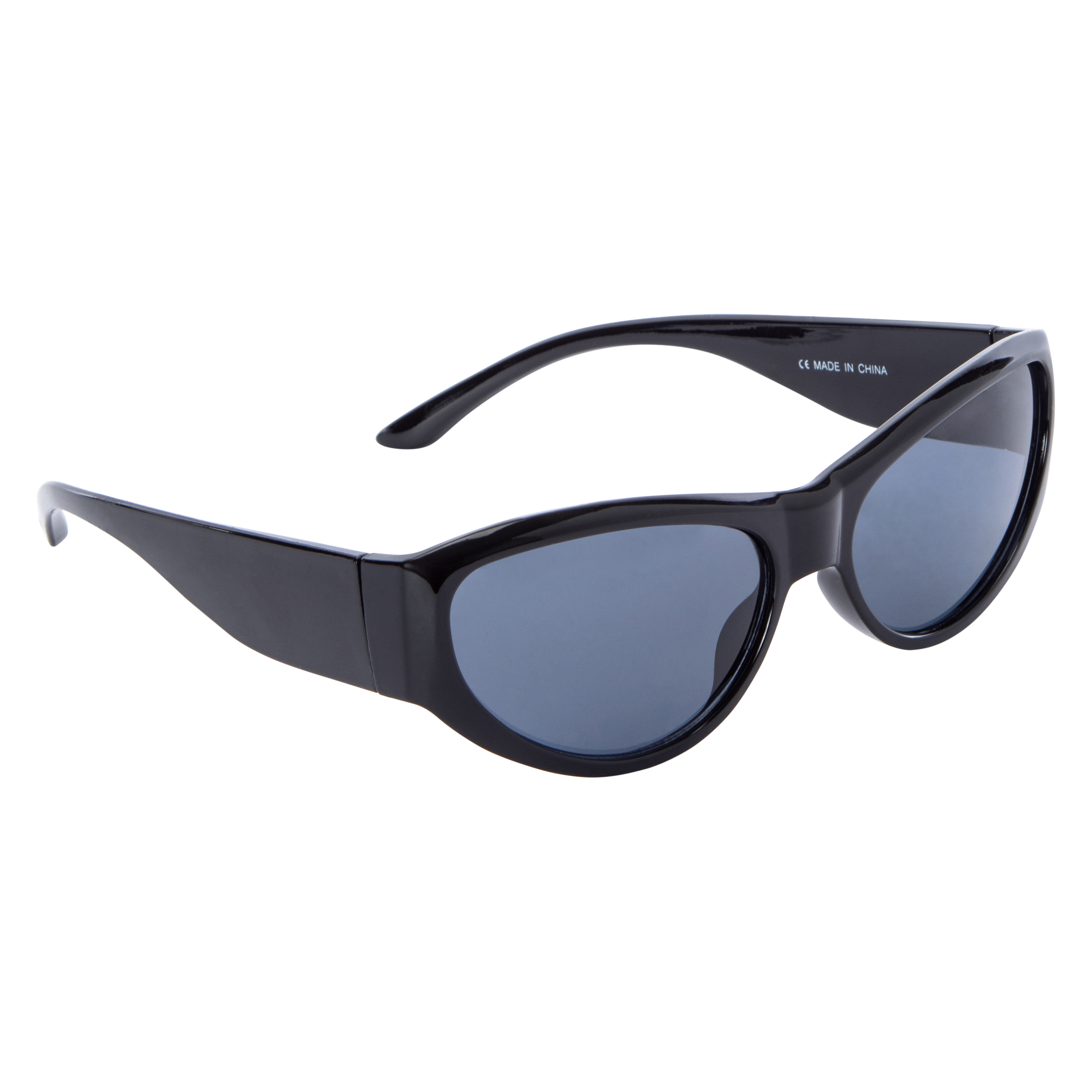 Ladies Plastic Cat-Eye Sports Wrap Sunglasses