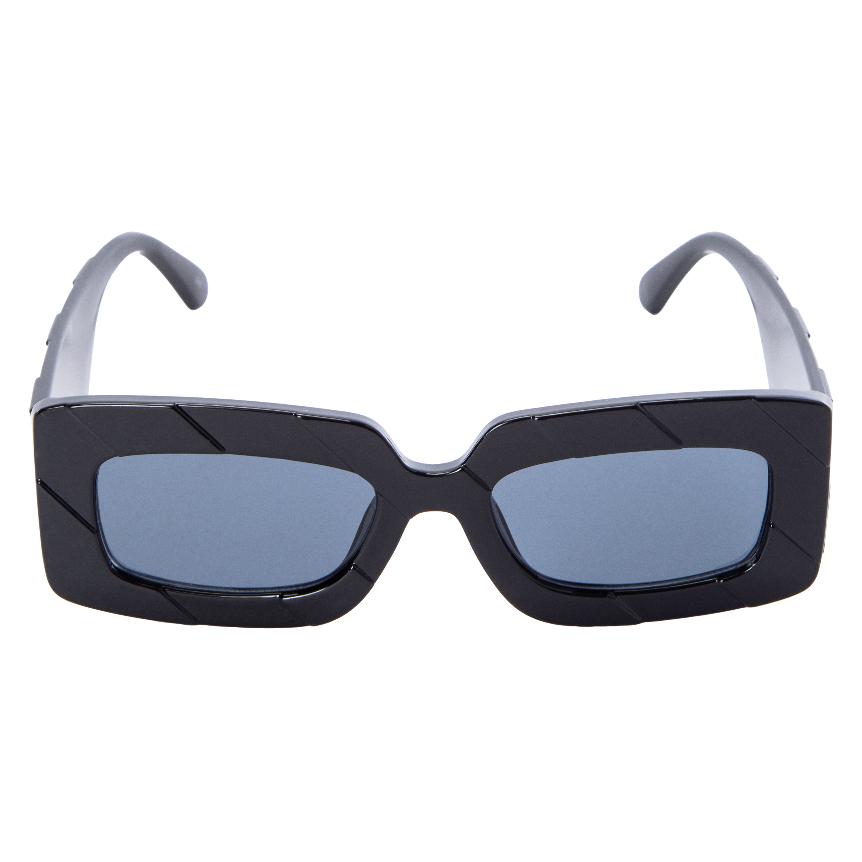 Ladies Plastic Chunky Rectangle Sunglasses