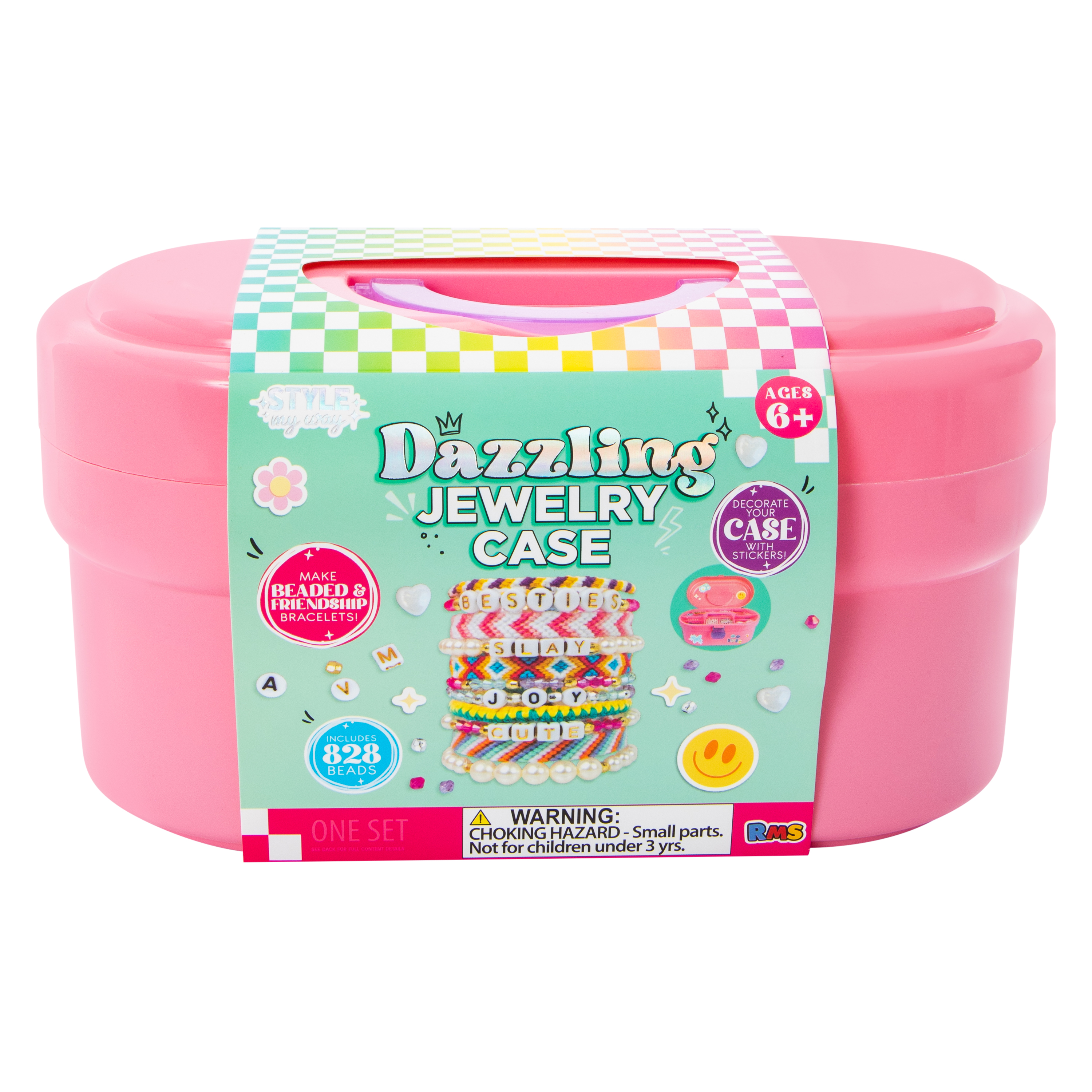 Dazzling Jewelry Case With 828 Beads | Five Below