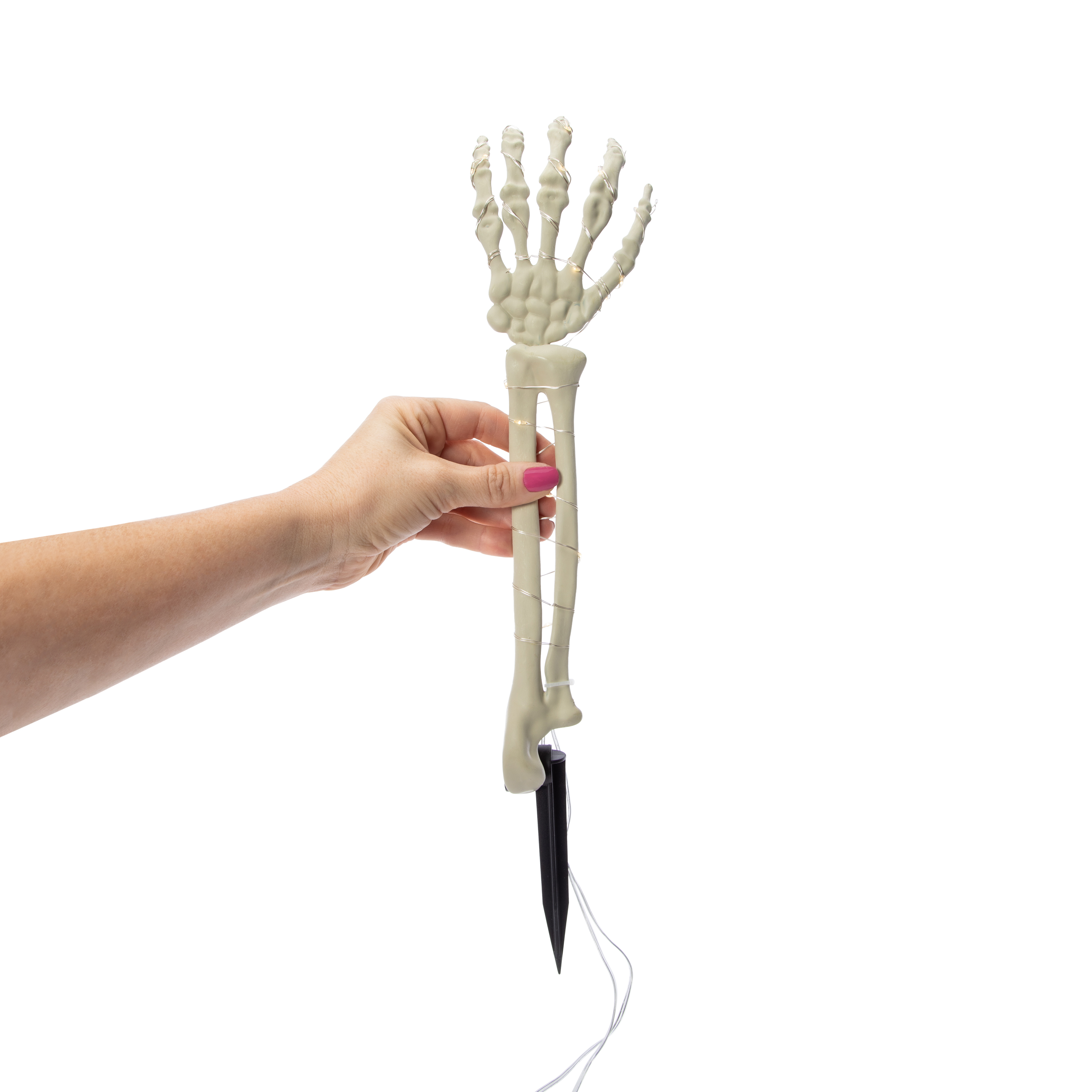 Light-Up Skeleton Arm Stakes 2-Count