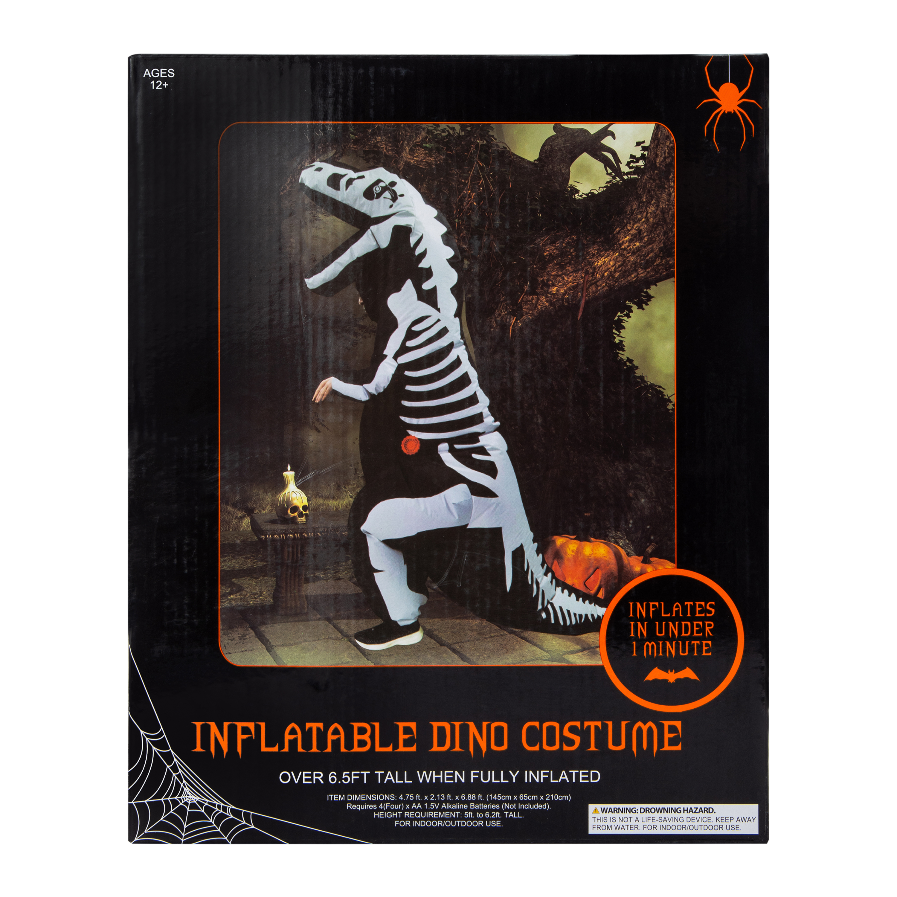 Inflatable Dino Halloween Costume 6.5ft