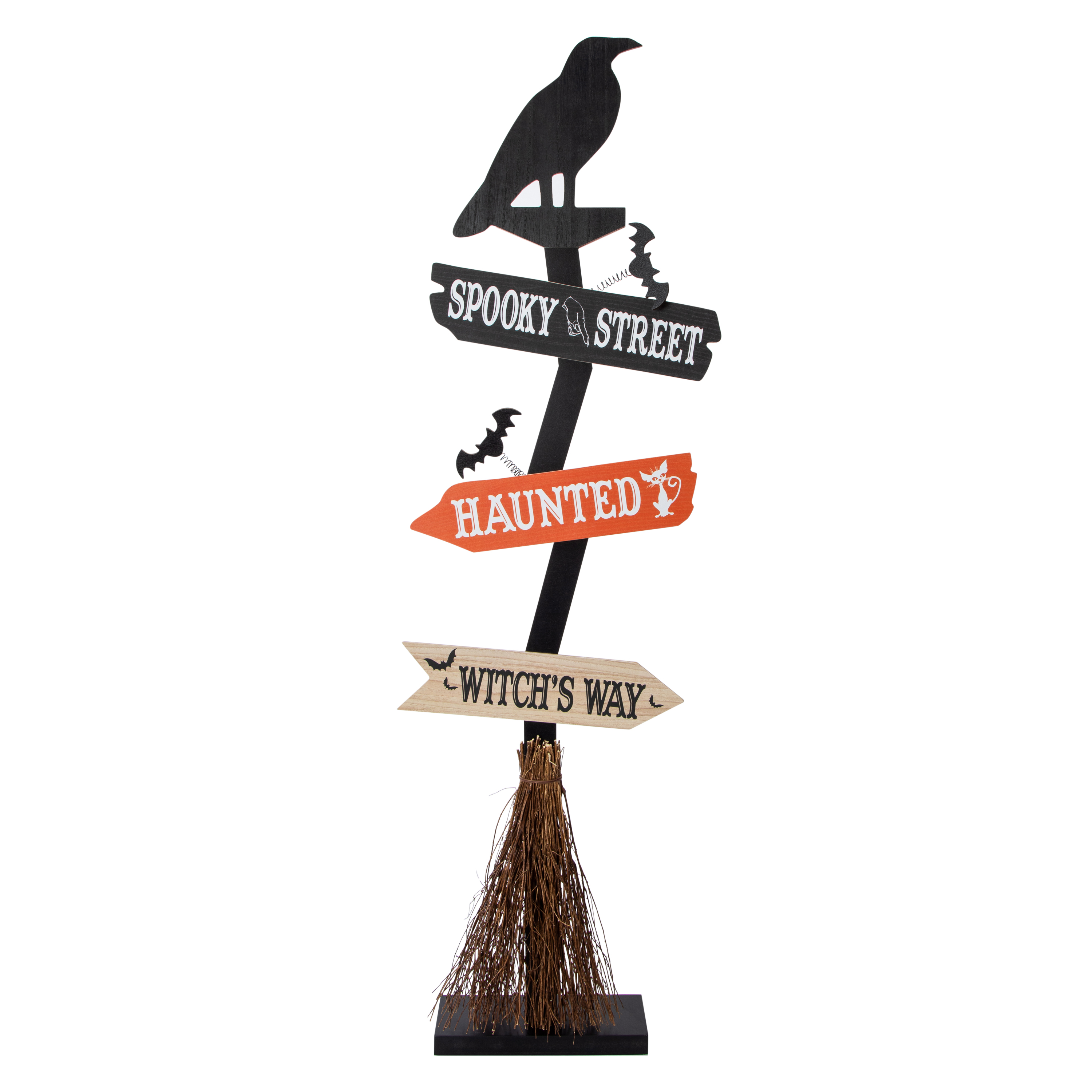 Halloween Sign Post 10.24in x 36.02in