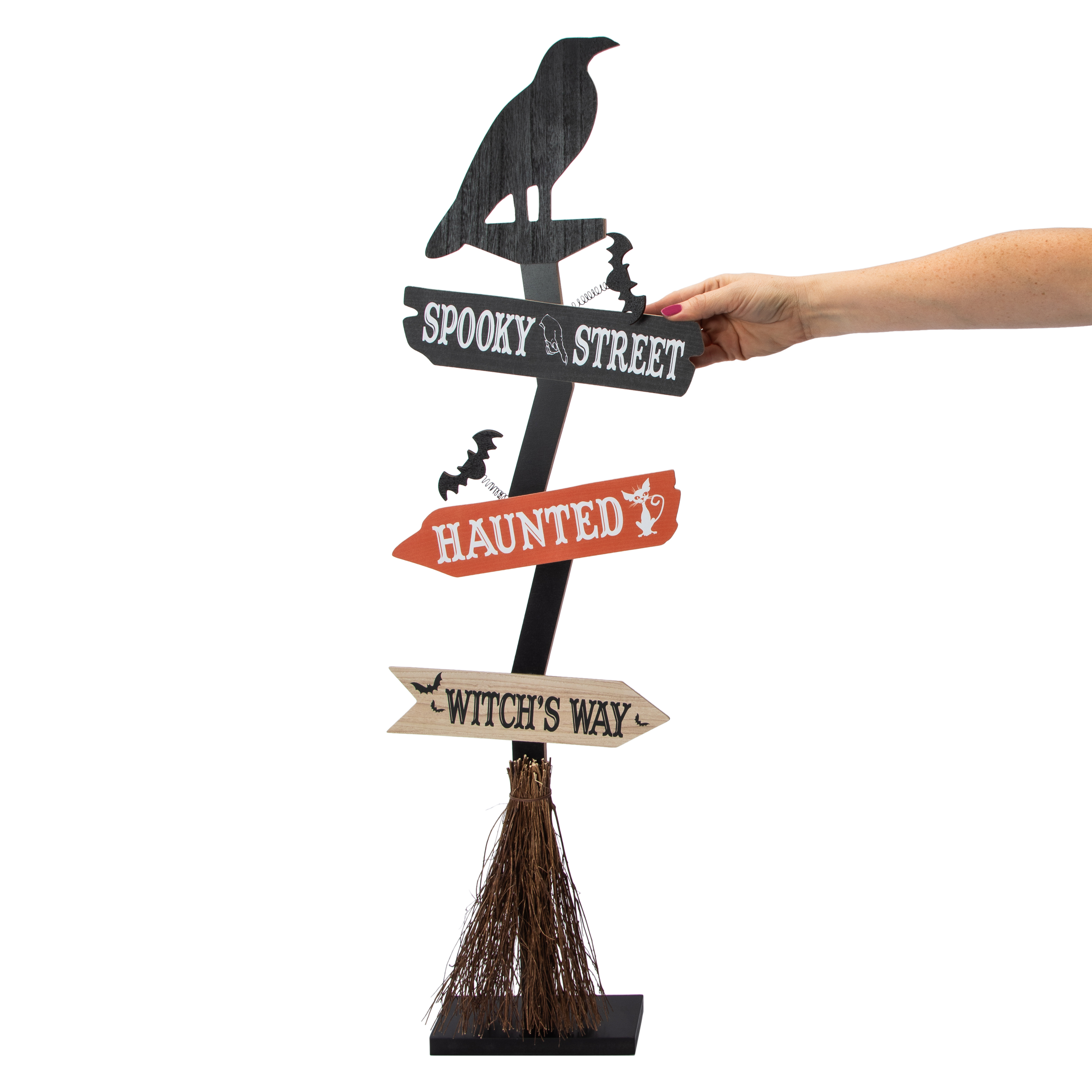 Halloween Sign Post 10.24in x 36.02in