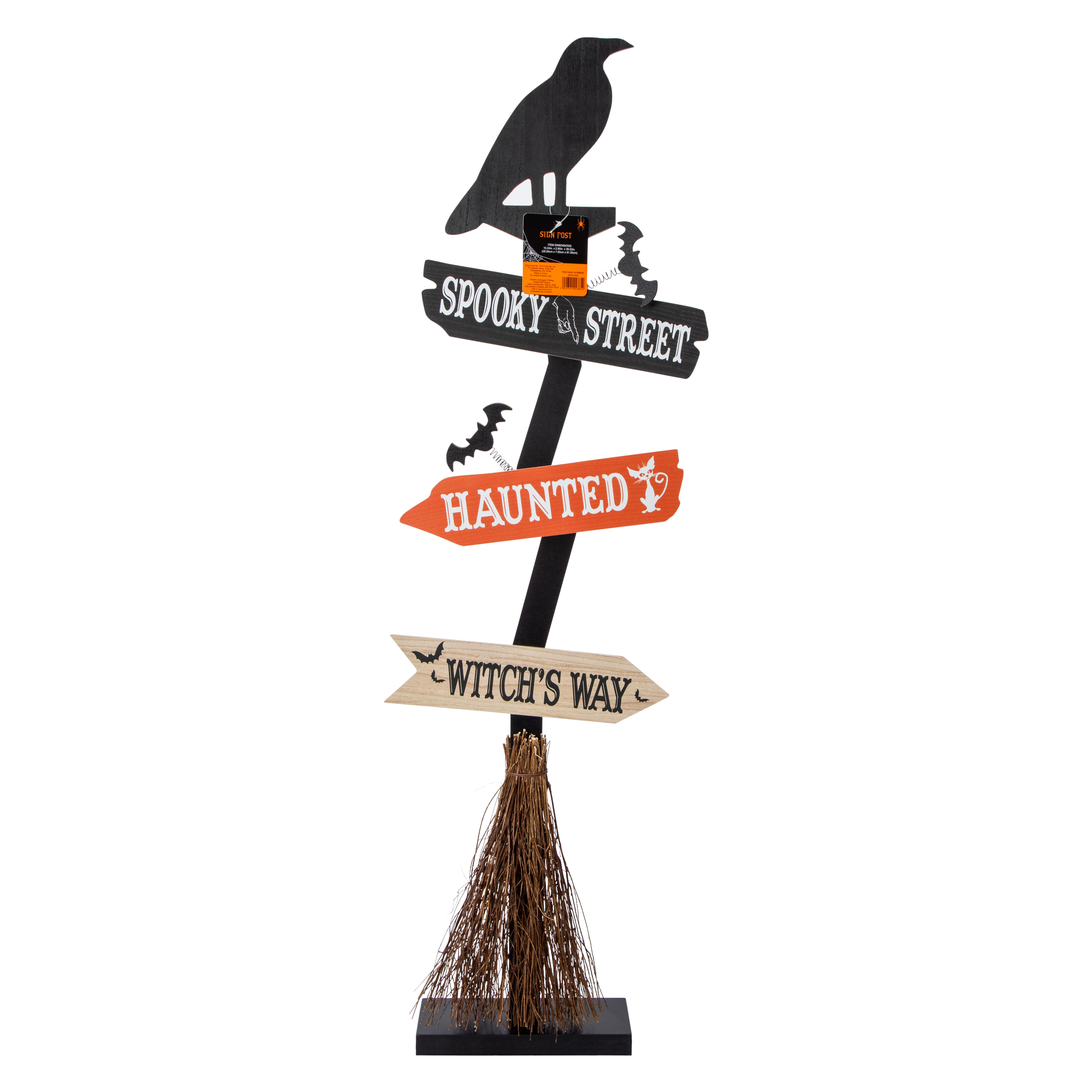 Halloween Sign Post 10.24in x 36.02in