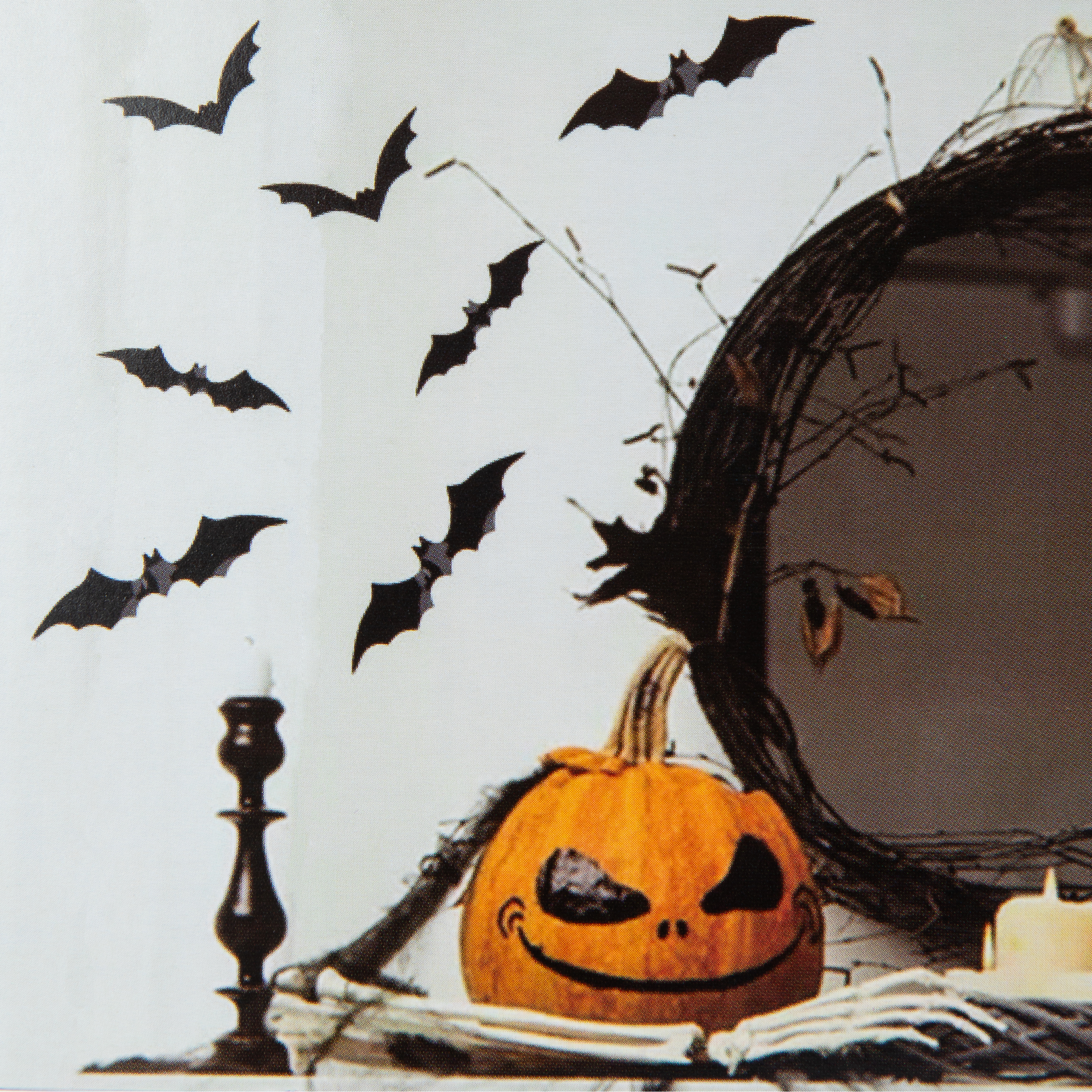 3D Bats Halloween Decor 30-Count