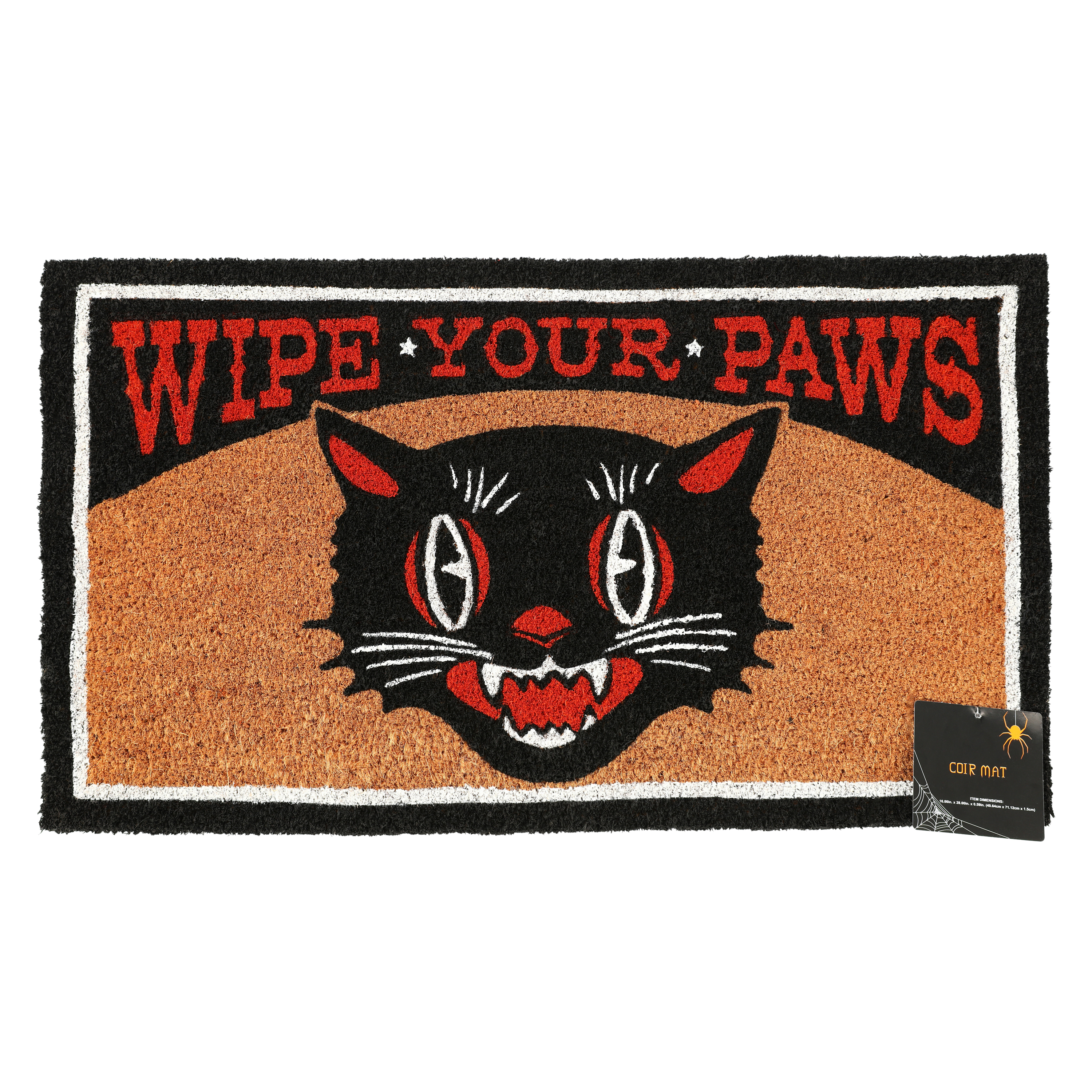 Halloween Coir Door Mat 28in x 16in