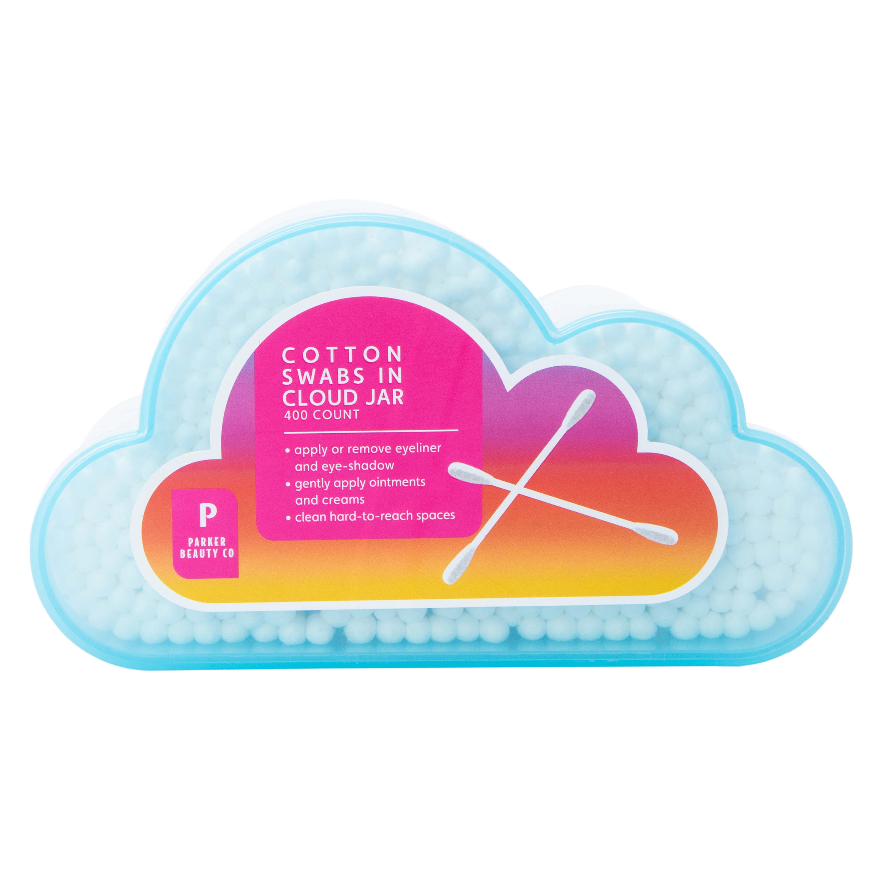 Novelty Cotton Swab Jar With Swabs 400-Count