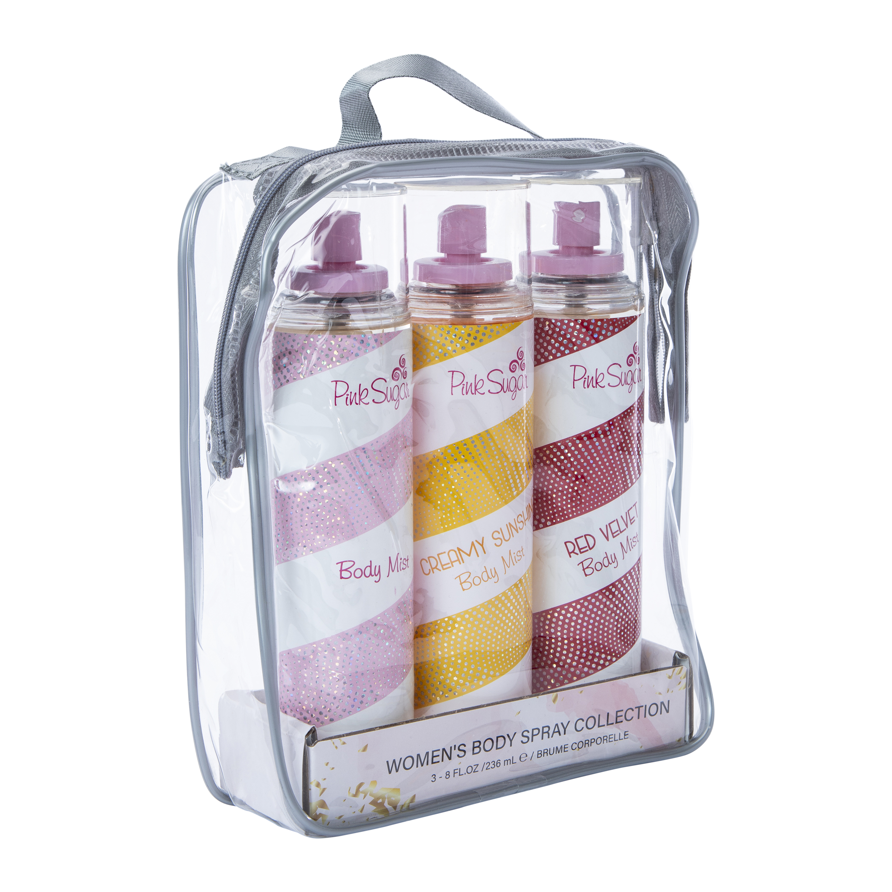 Pink Sugar Women's Body Spray Collection 8oz, 3-Count