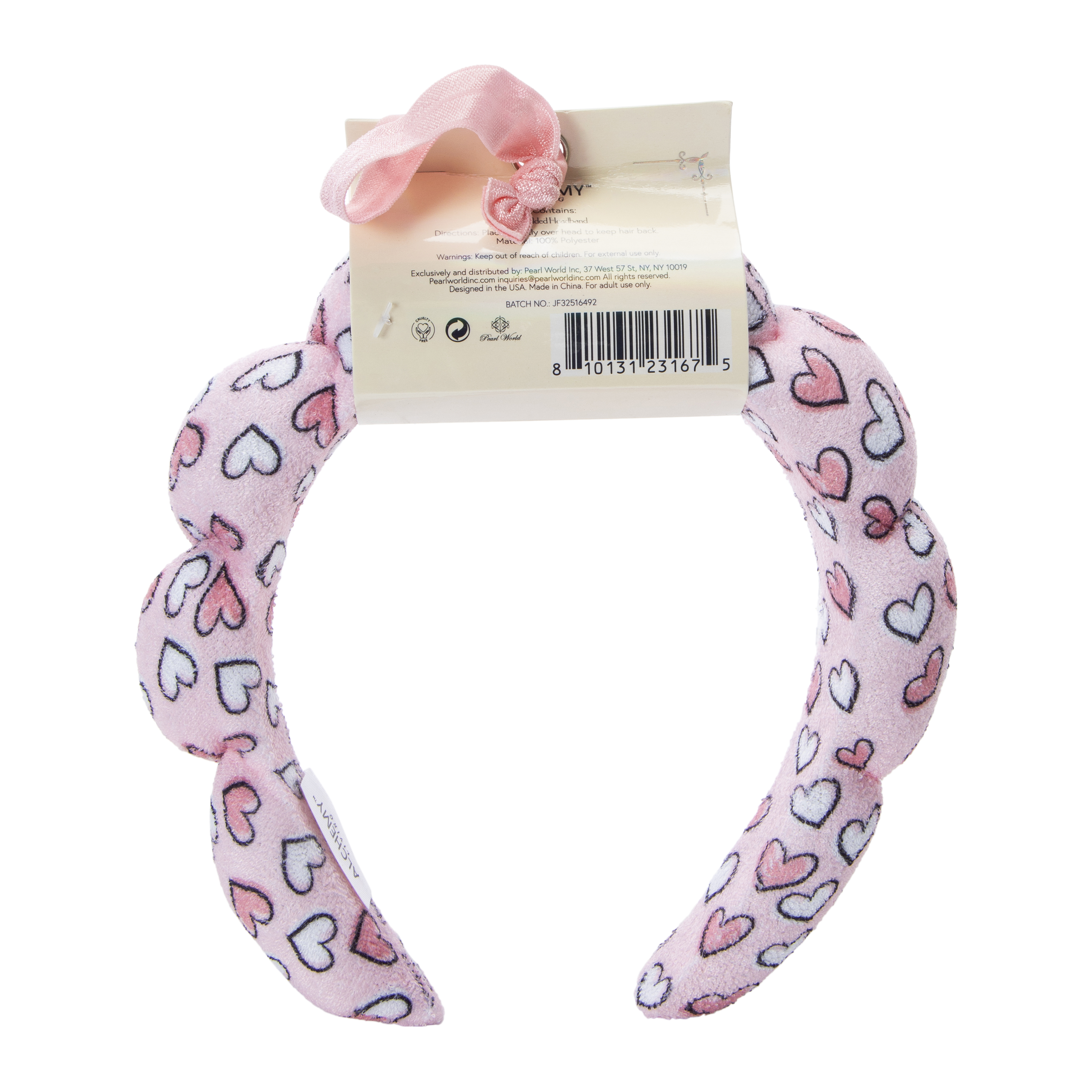 Alchemy Living™ Hearts Spa Padded Headband