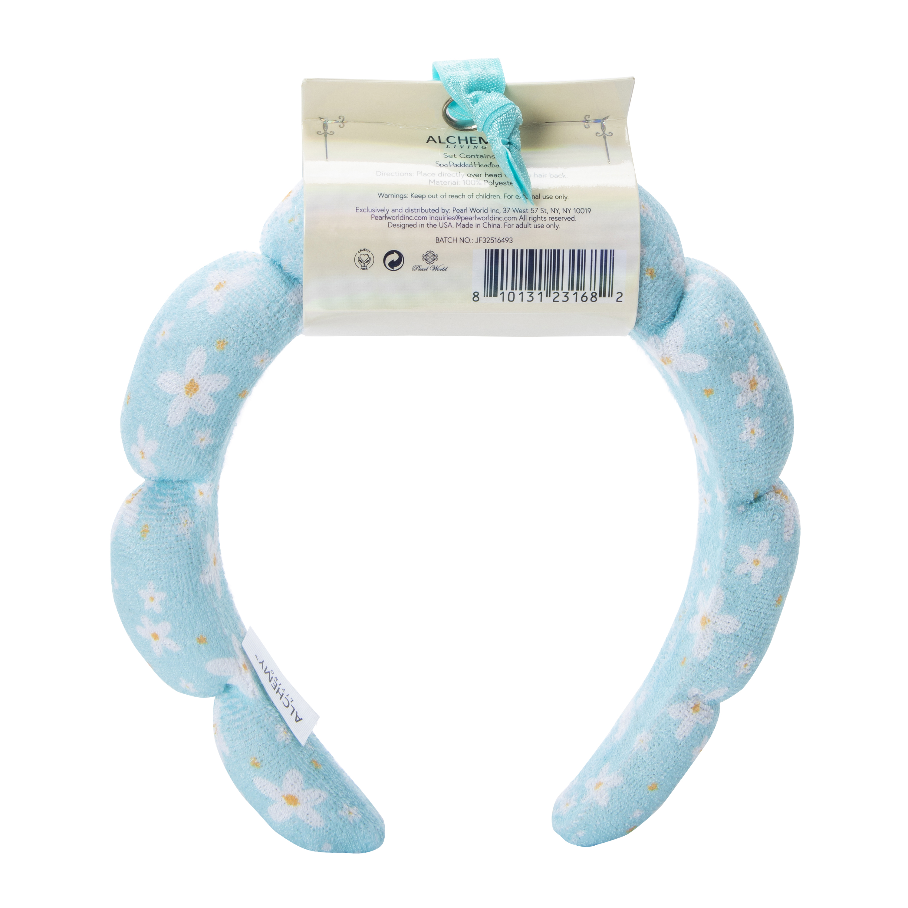 Alchemy Living™ Floral Spa Padded Headband