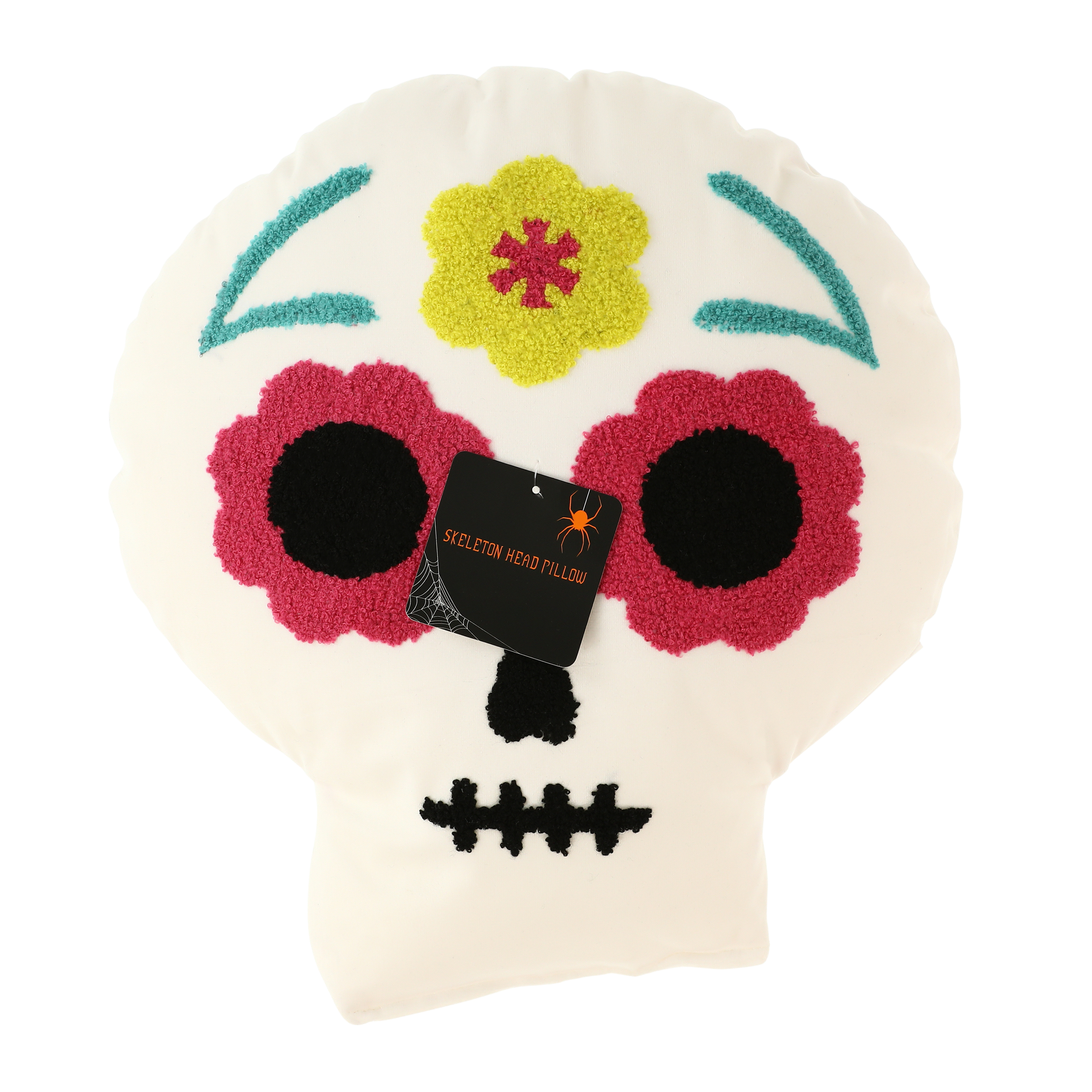 Sugar Skull Halloween Throw Pillow 10in x 18in