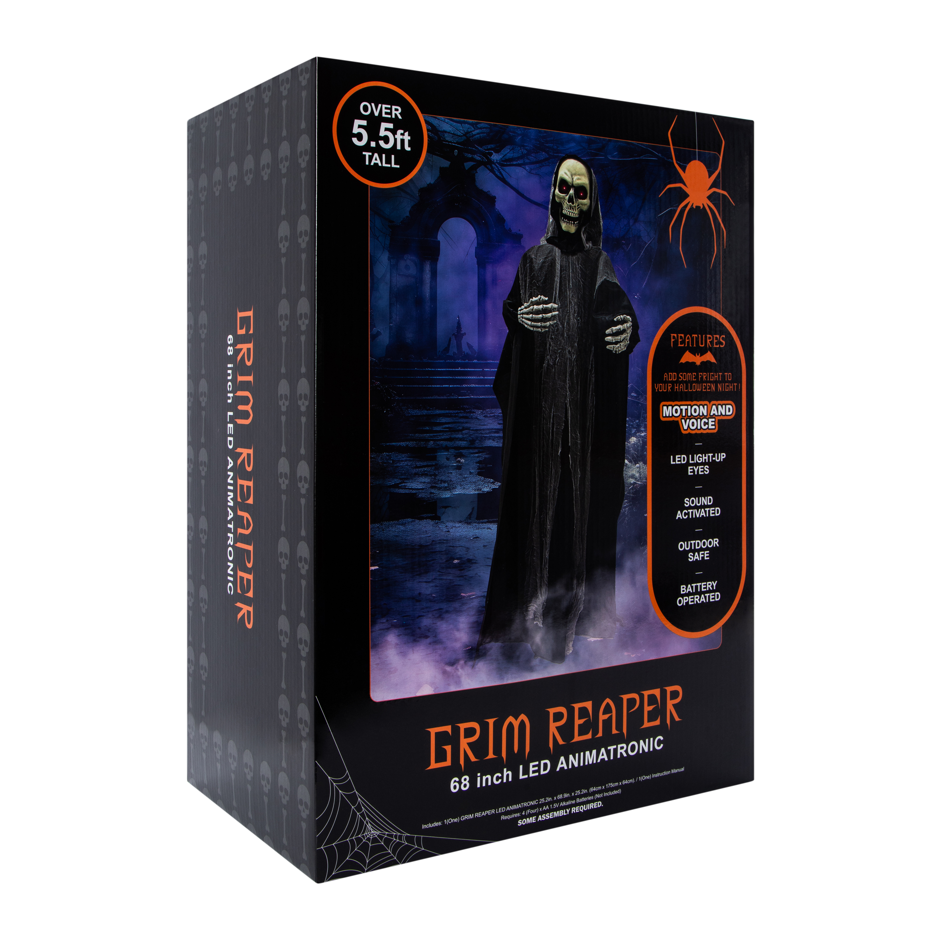 Grim Reaper LED Animatronic 5.5ft