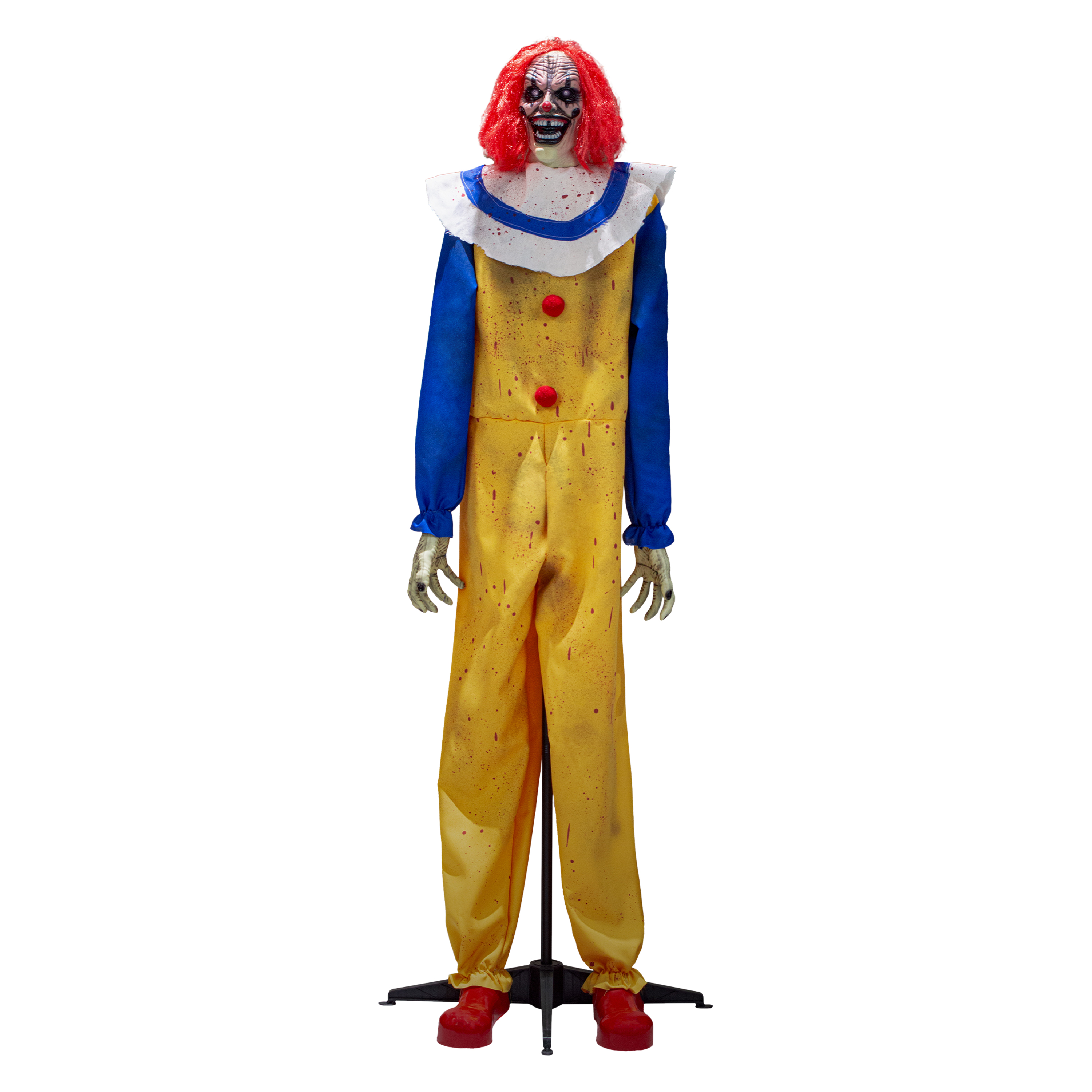6ft Frightening Clown LED Animatronic Halloween Decoration