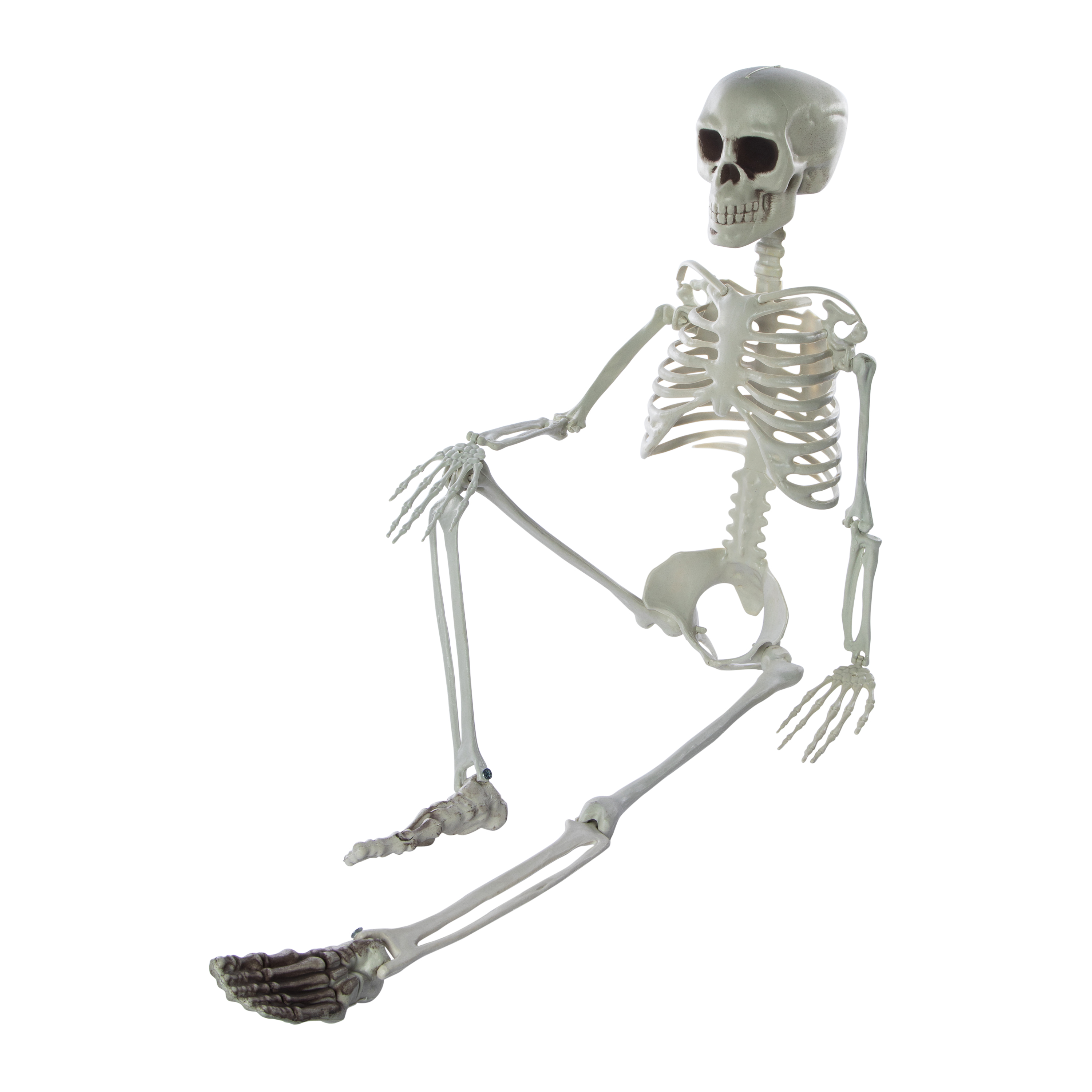 Posable Skeleton Halloween Decor 4.5ft