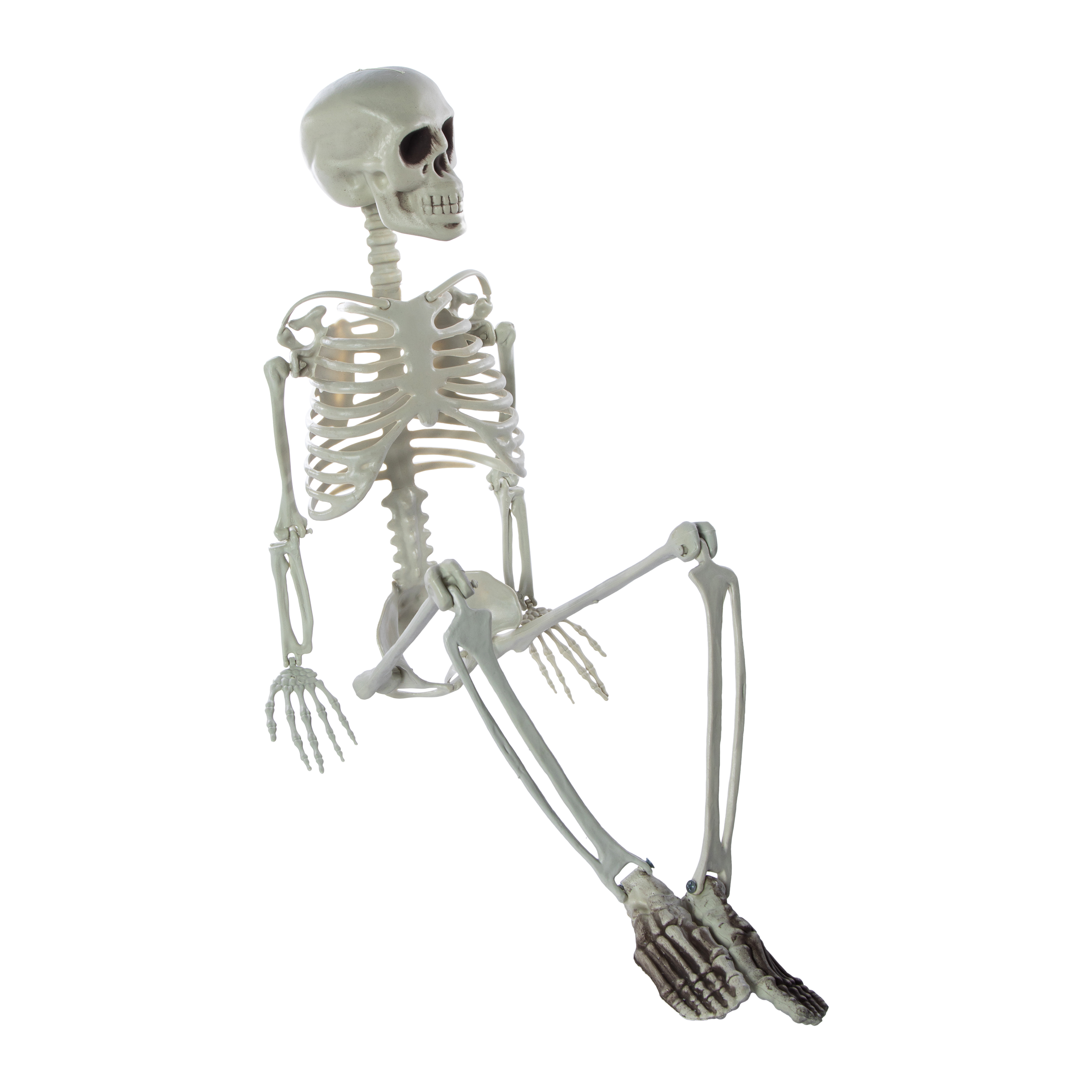Posable Skeleton Halloween Decor 4.5ft