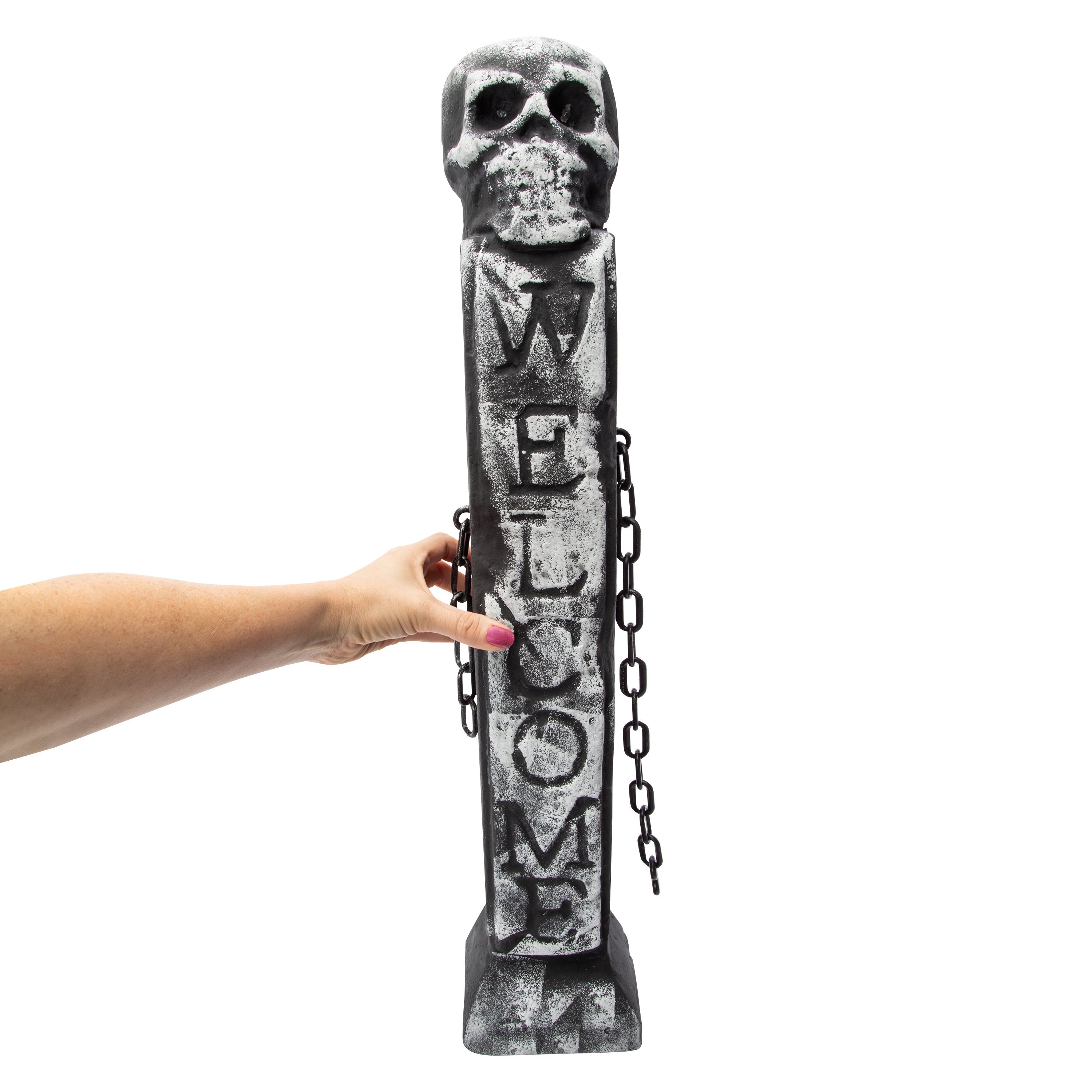 LED Fence Post Halloween Decor 2-Count