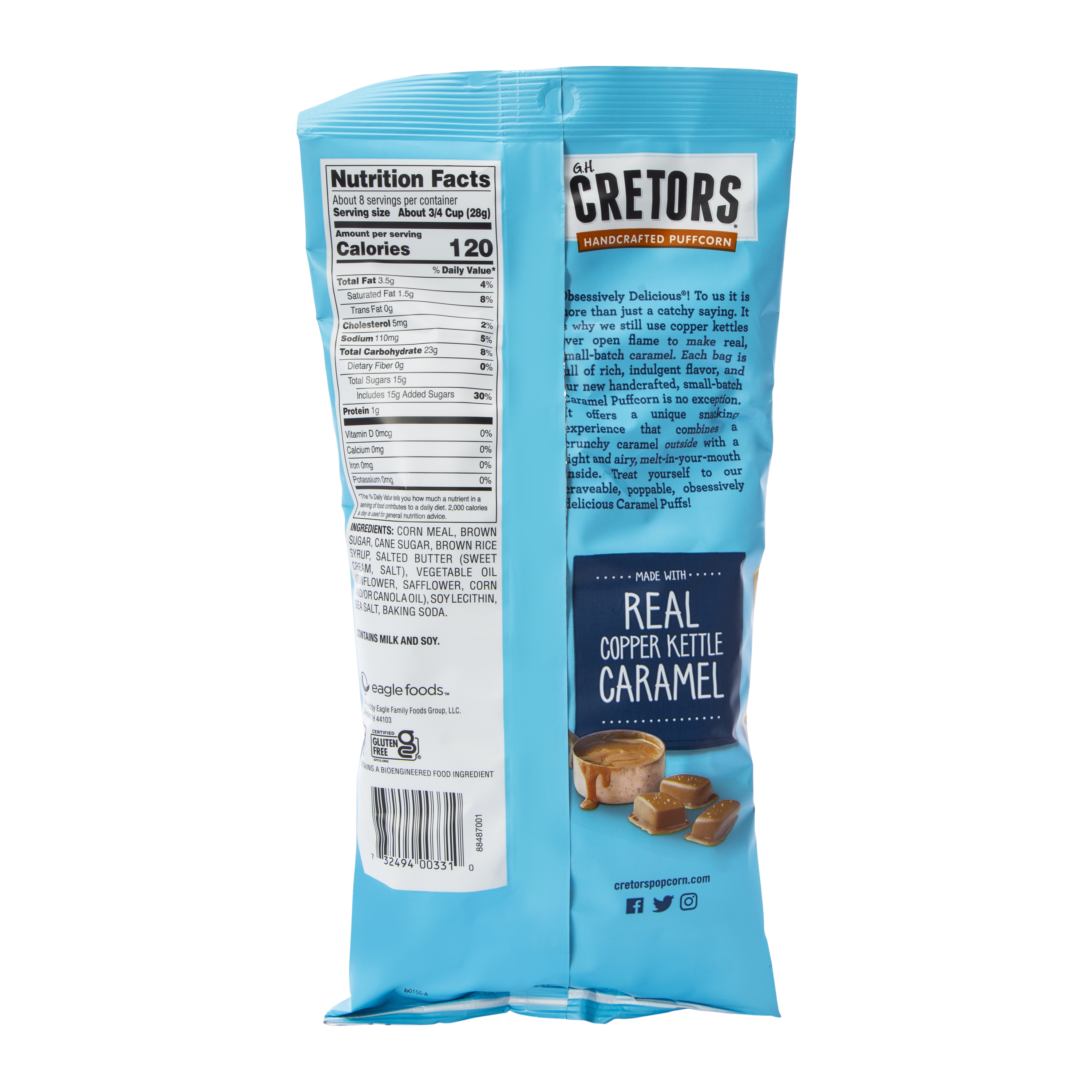 G.H. Cretors® Caramel Puffs 7.5oz
