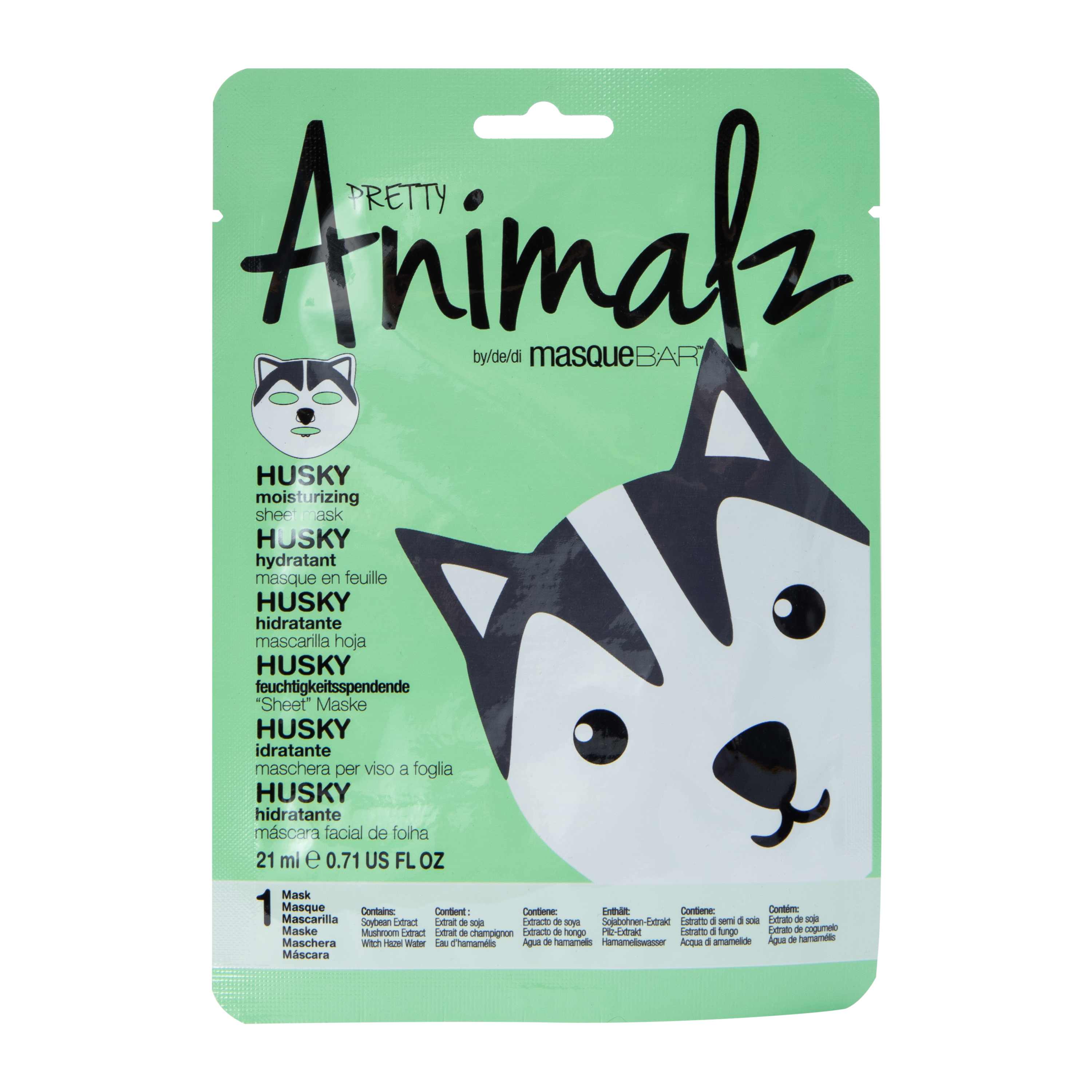 Masque BAR™ Pretty Animalz Husky Moisturizing Sheet Mask 0.71oz