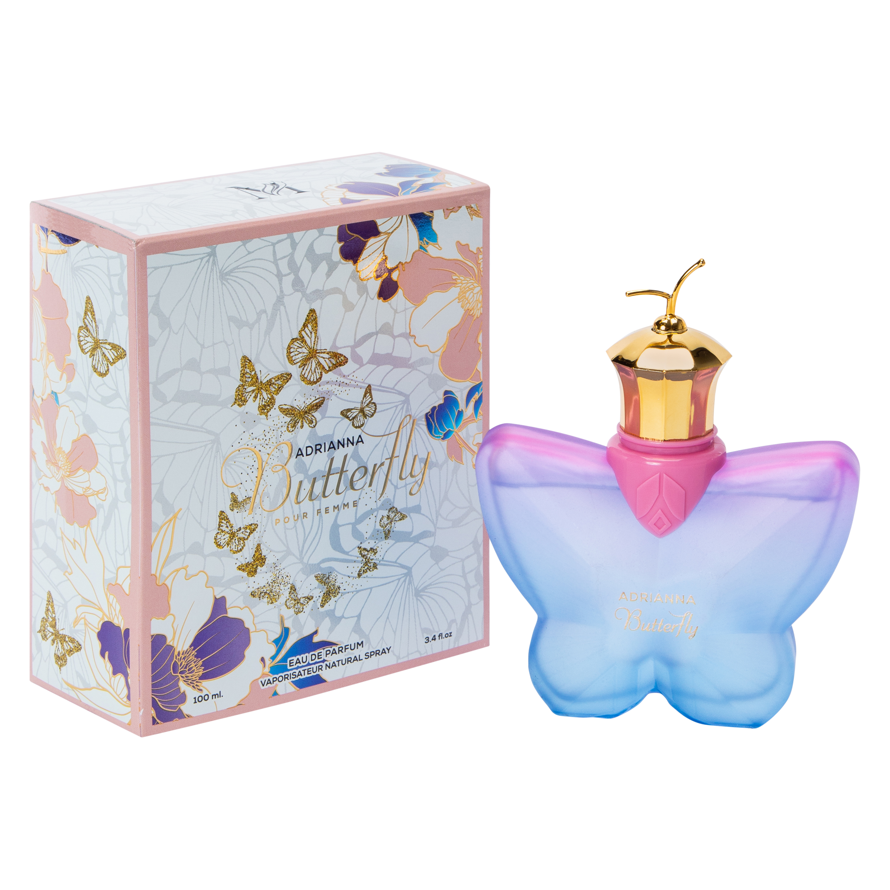 Adrianna Butterfly Pour Femme Eau De Parfum 3.4oz