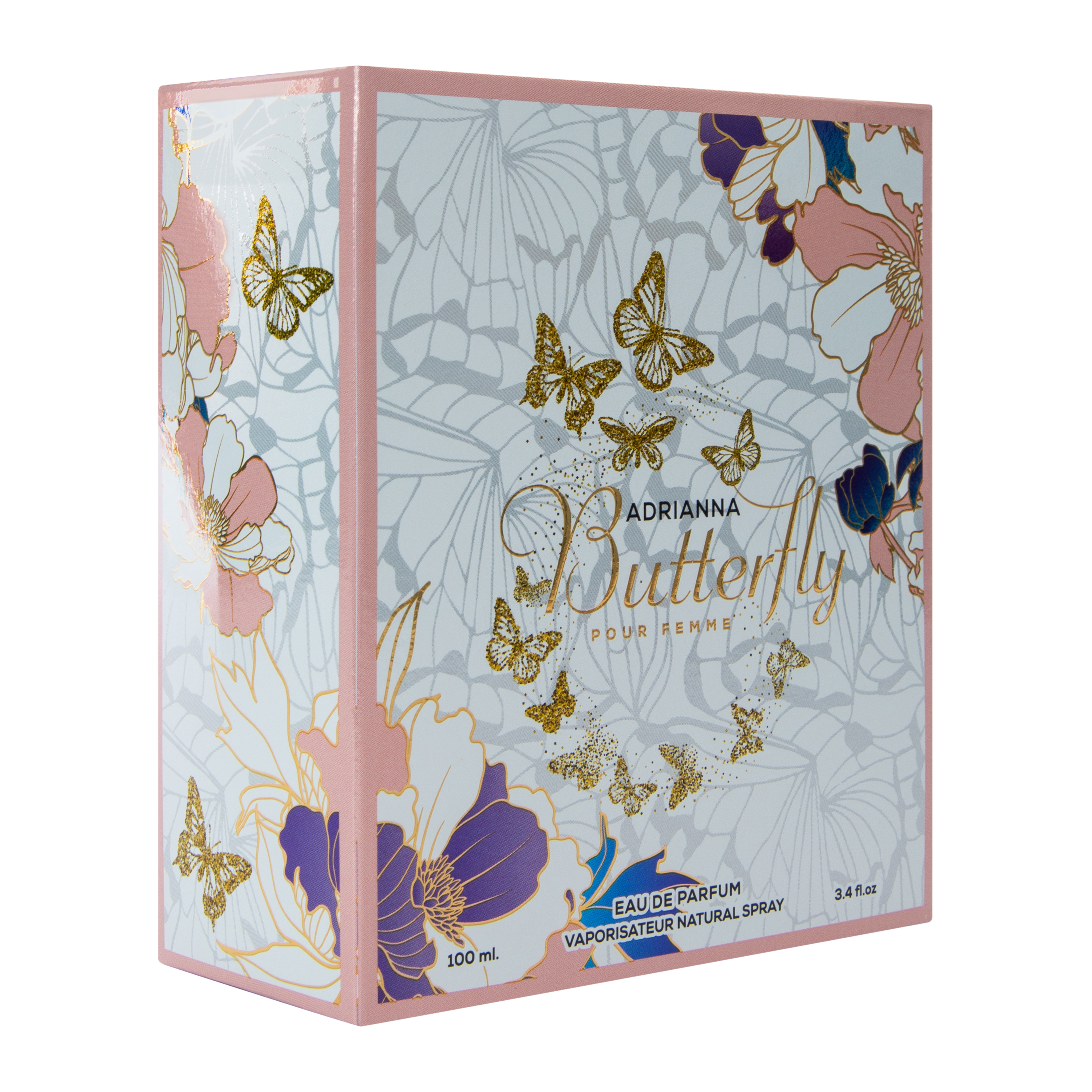 Adrianna Butterfly Pour Femme Eau De Parfum 3.4oz