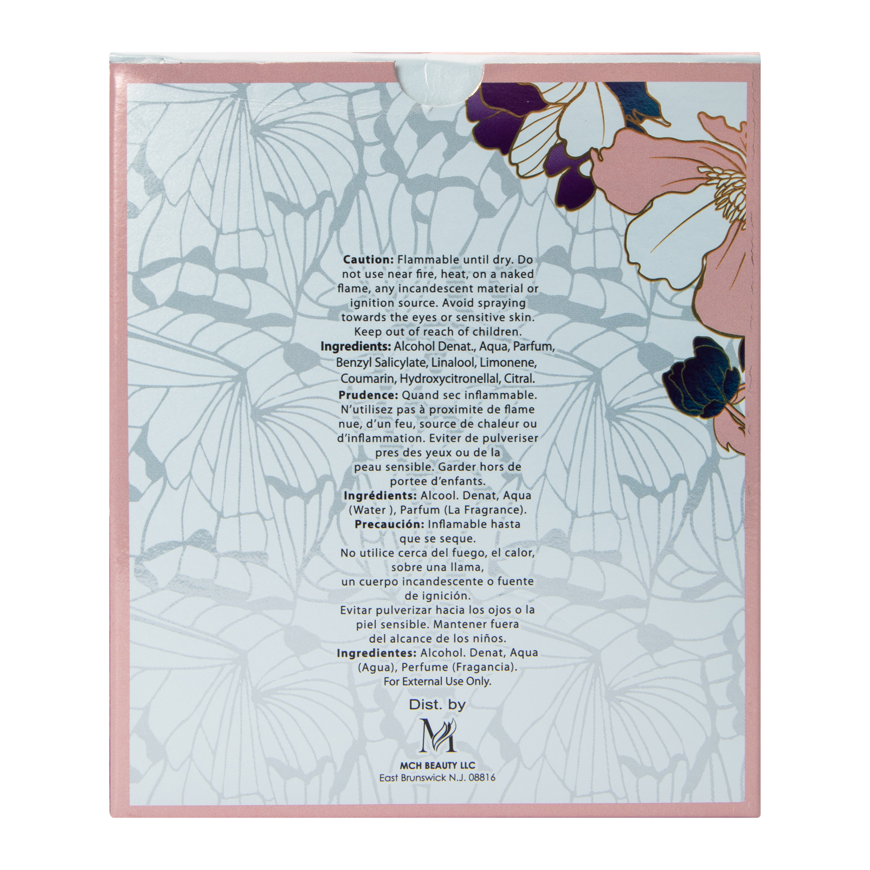 Adrianna Butterfly Pour Femme Eau De Parfum 3.4oz