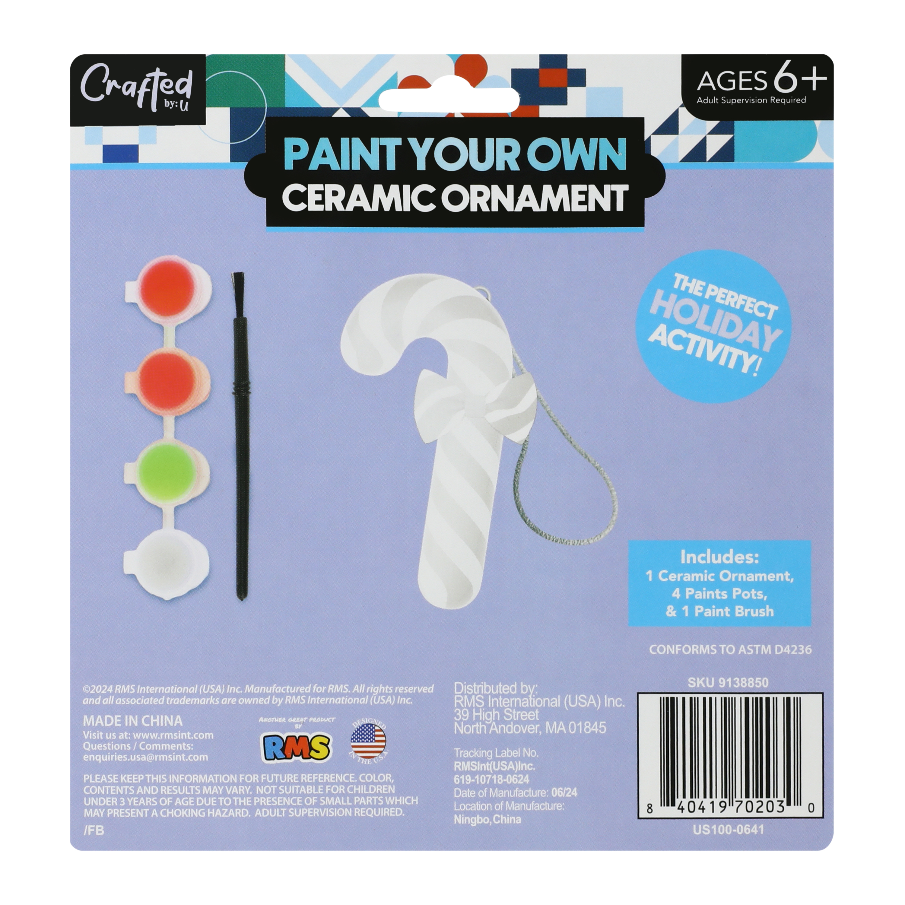 Paint Your Own Ceramic Holiday Ornaments