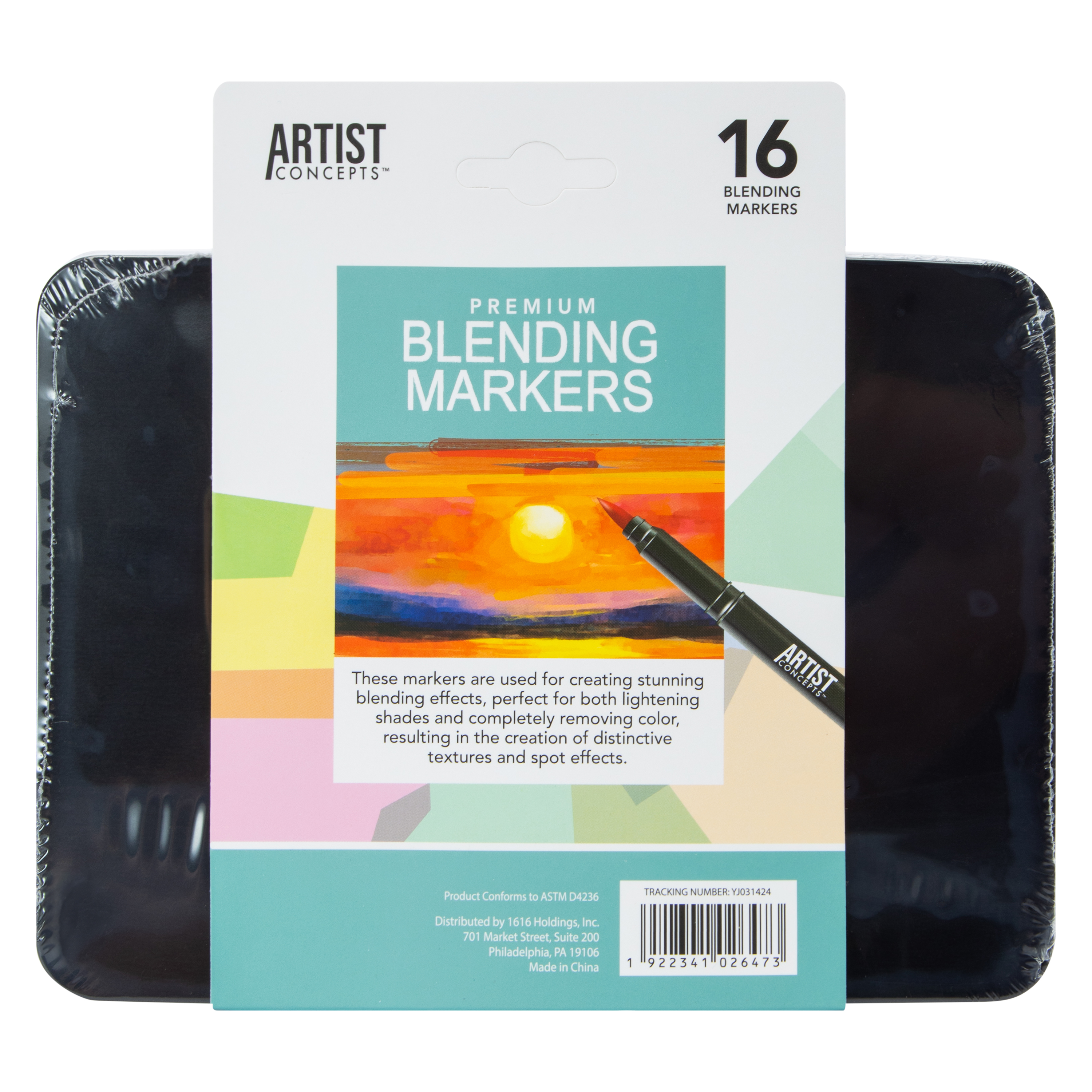 Artist Concepts™ Premium Blending Markers 16-Count