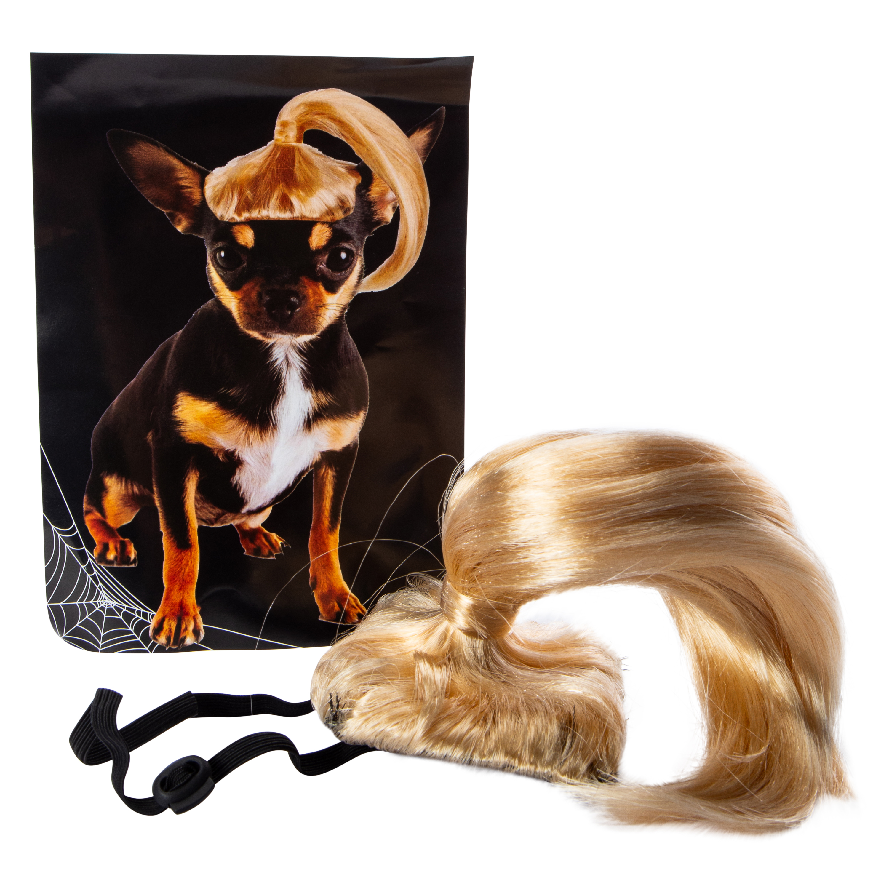 Pet Costume Ponytail Wig - XS/S