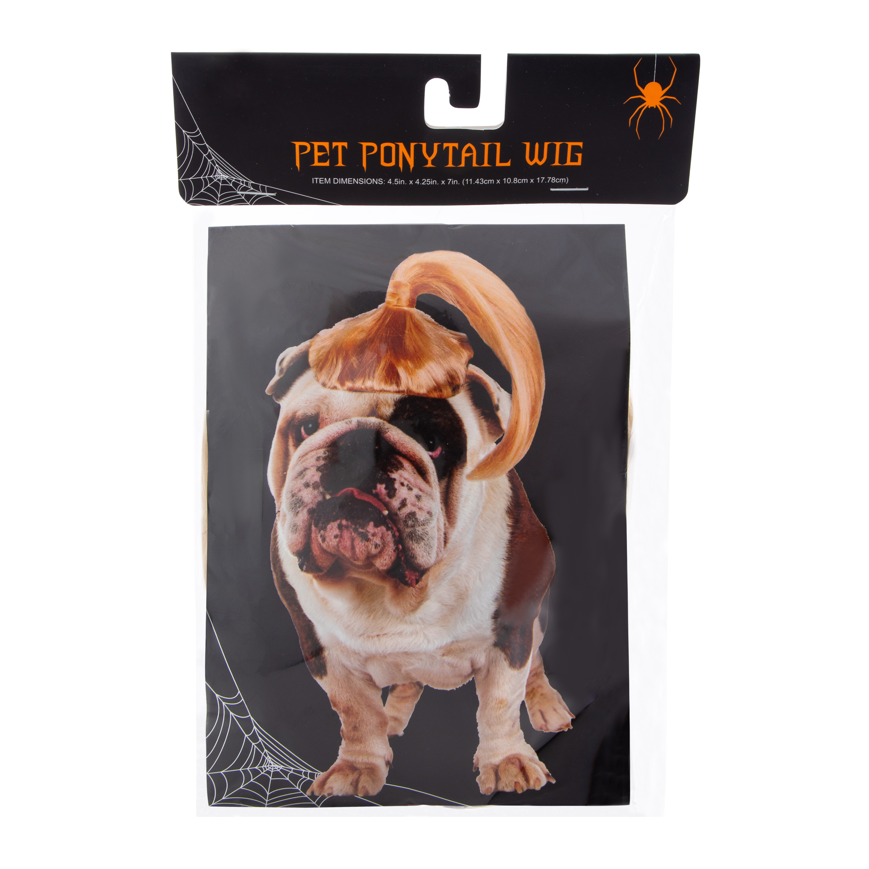 Pet Costume Blonde Ponytail Wig
