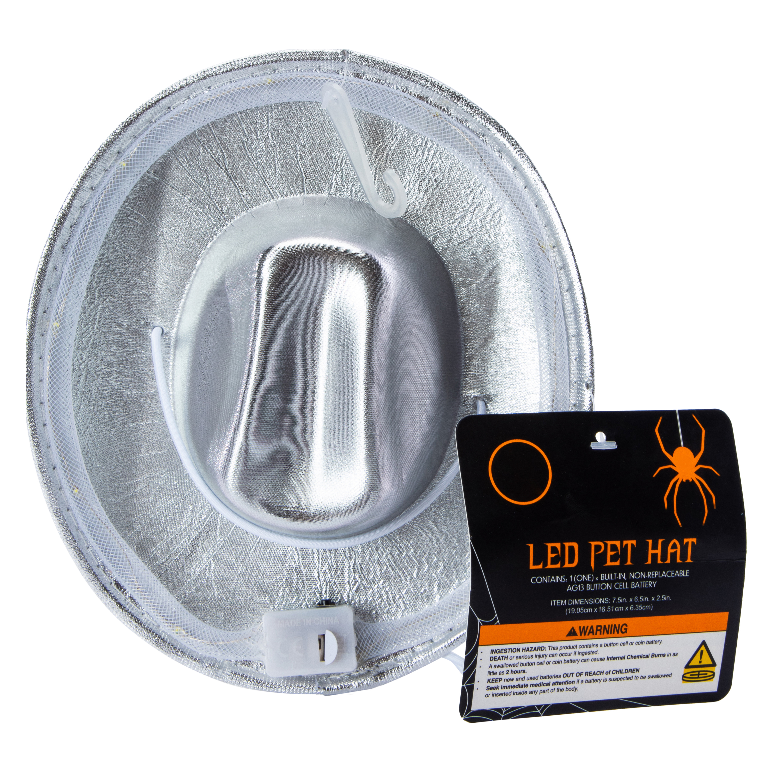 LED Pet Costume Cowboy Hat