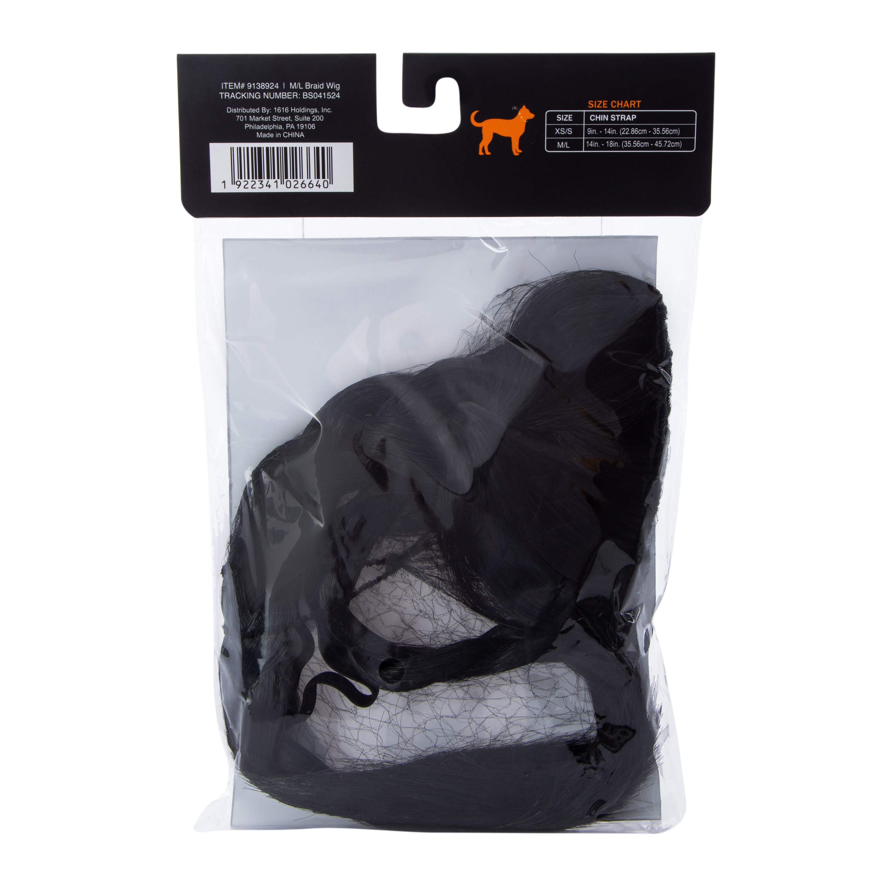 Pet Costume Braids Wig - M/L