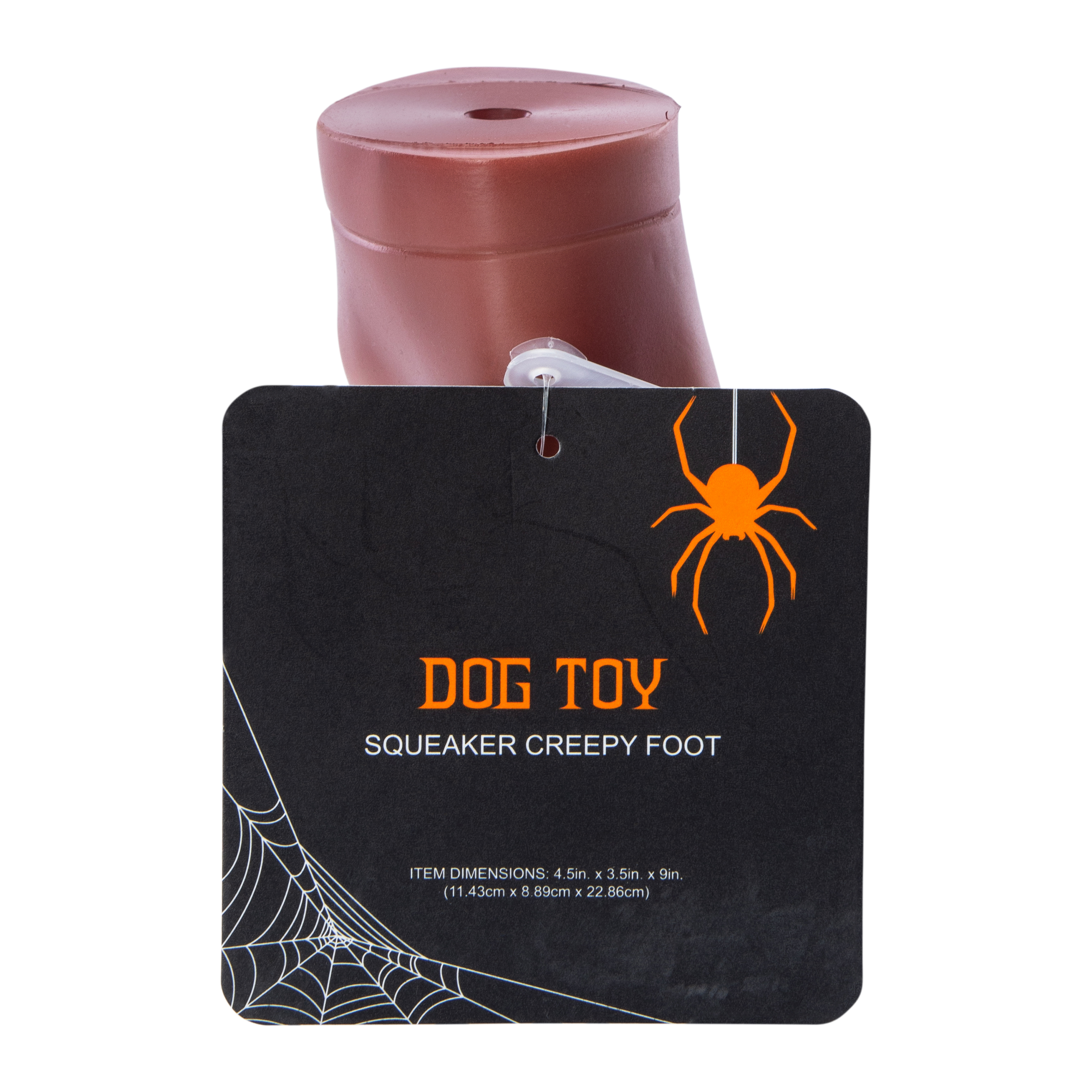 Creepy Foot Squeaker Dog Toy 9in x 4.5in