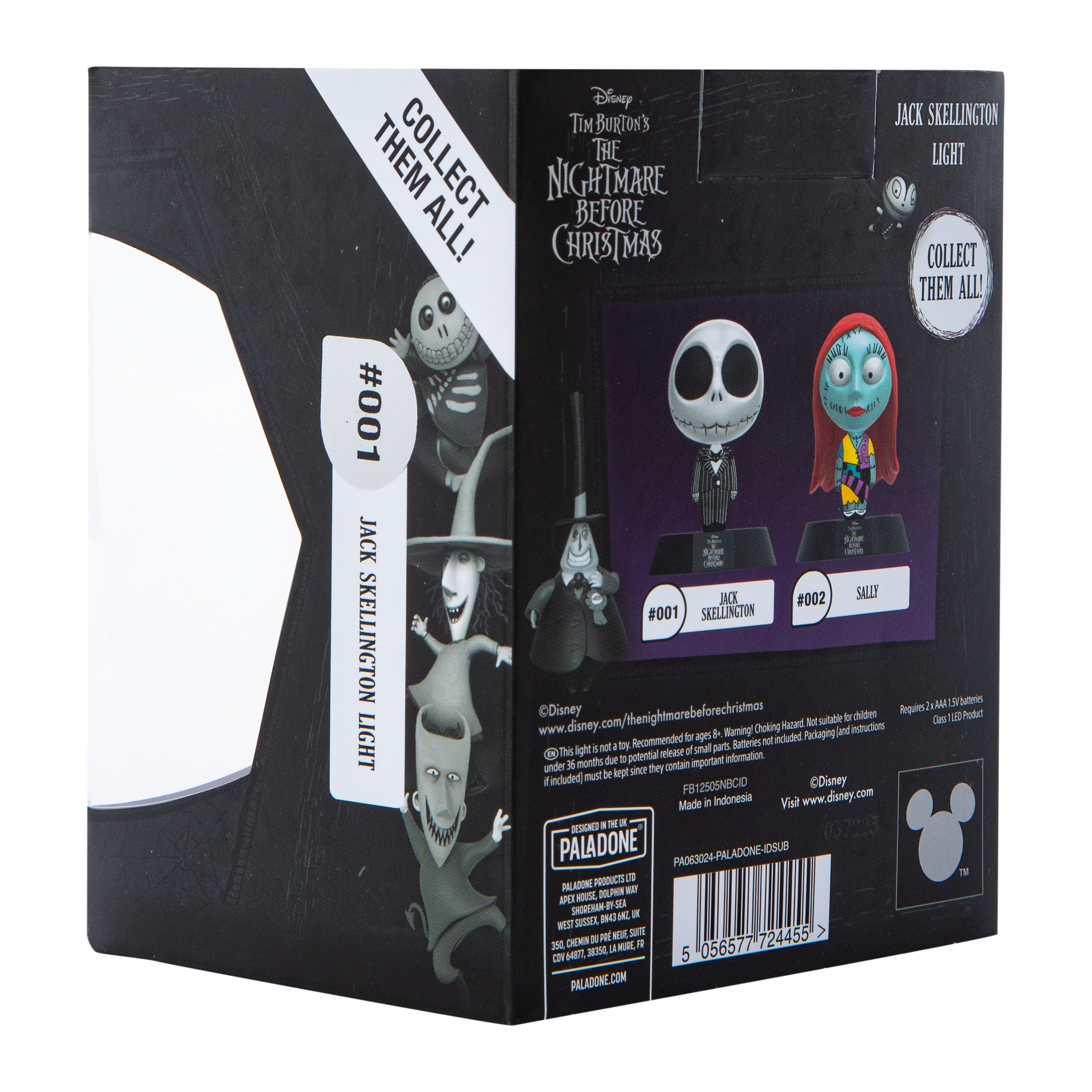 Paladone® Icons Disney Tim Burton's The Nightmare Before Christmas Jack Skellington Light