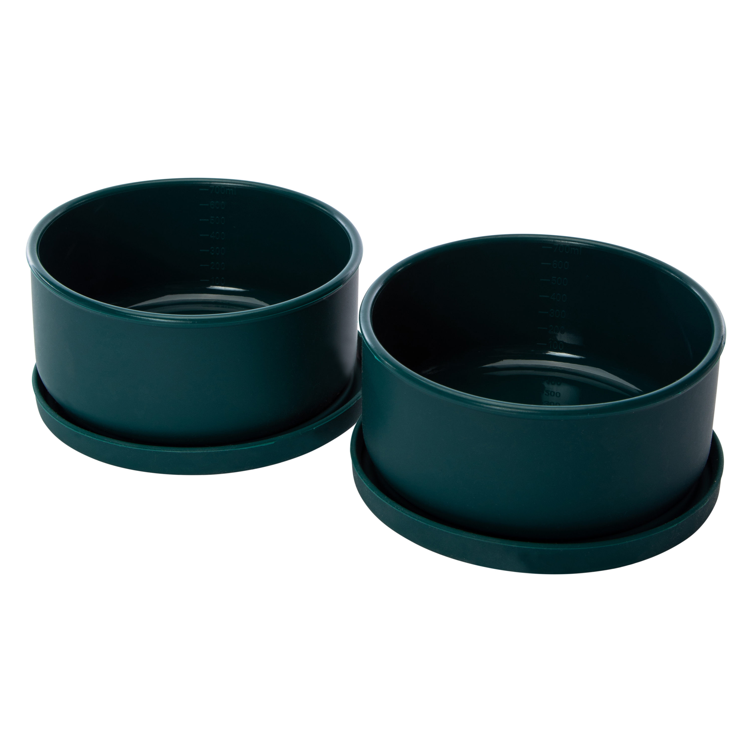 2-Count Round Silicone Food Containers 5.7in x 2.7in