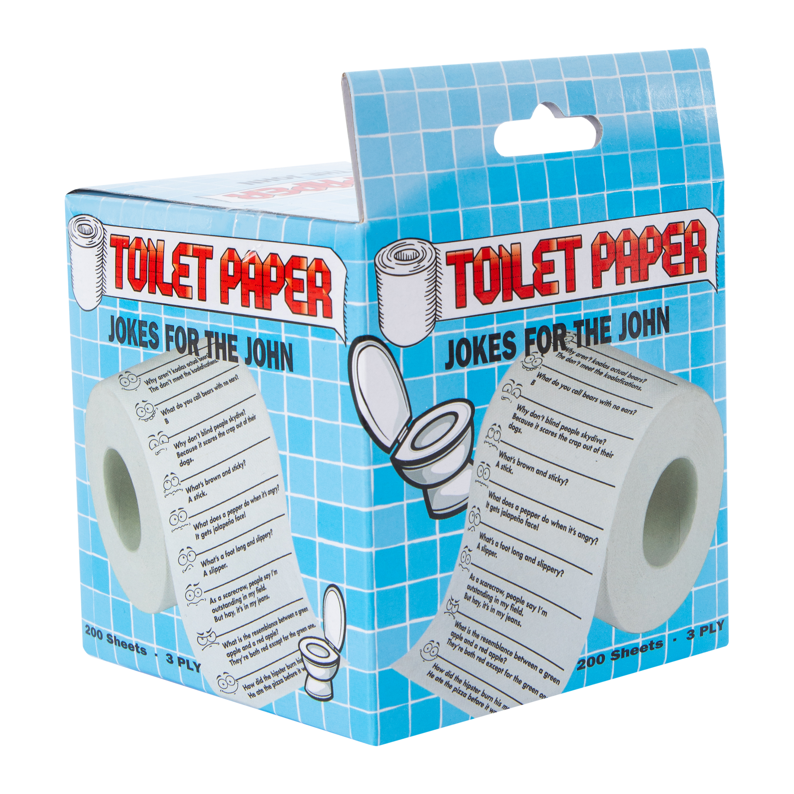 Toilet Paper Jokes For The John 200-Sheets