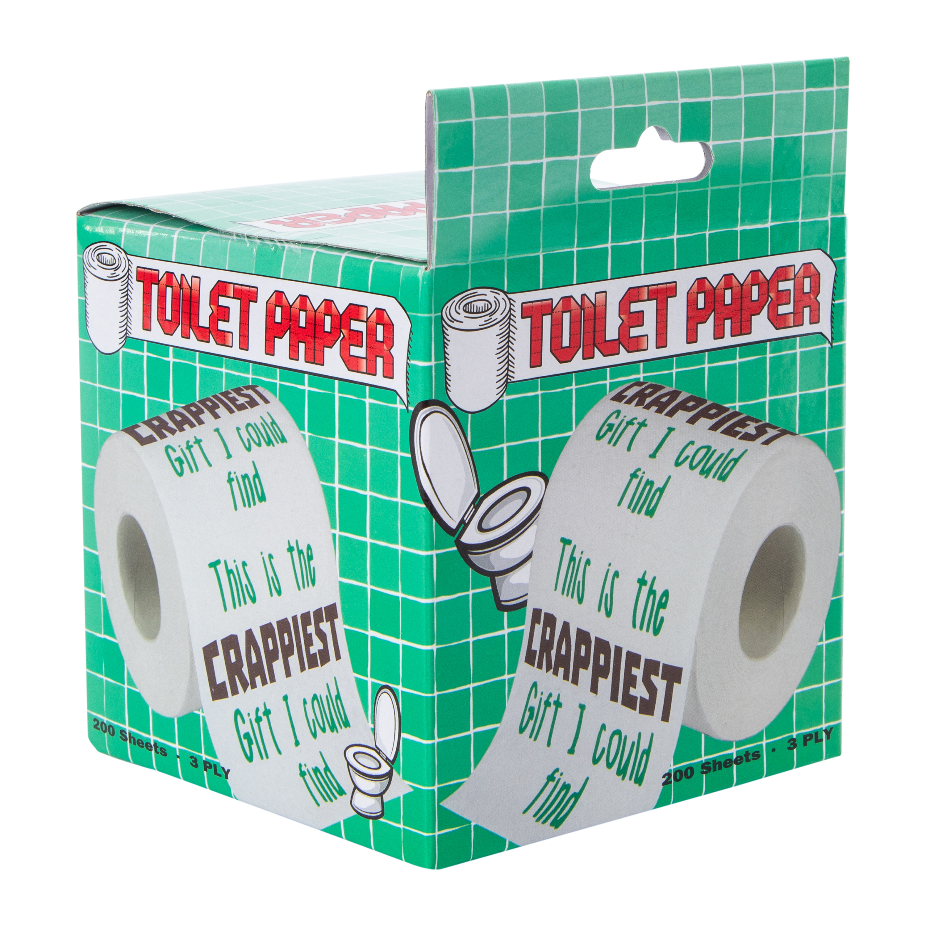 'This Is The Crappiest Gift I Could Find' Toilet Paper 200-Sheets