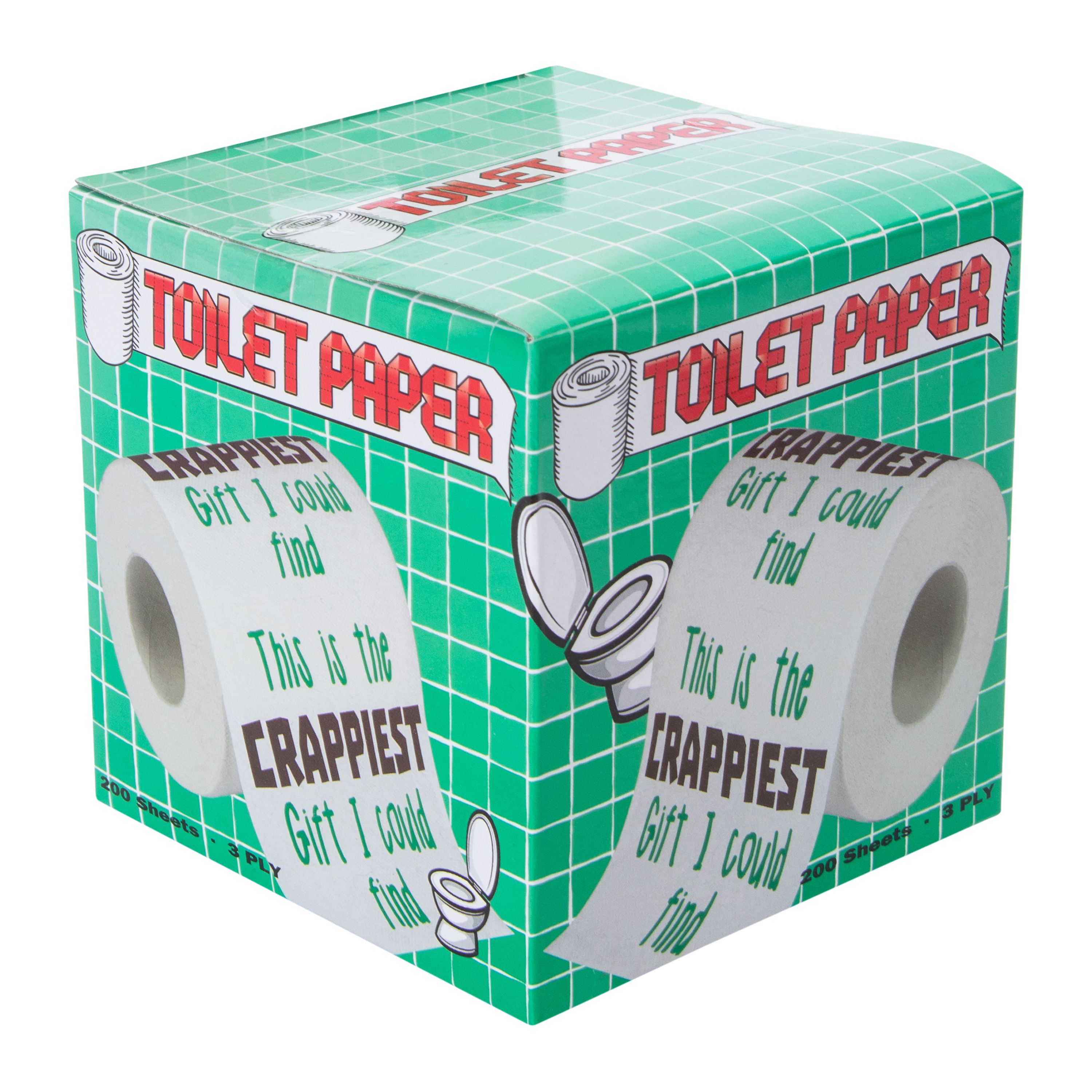 'This Is The Crappiest Gift I Could Find' Toilet Paper 200-Sheets