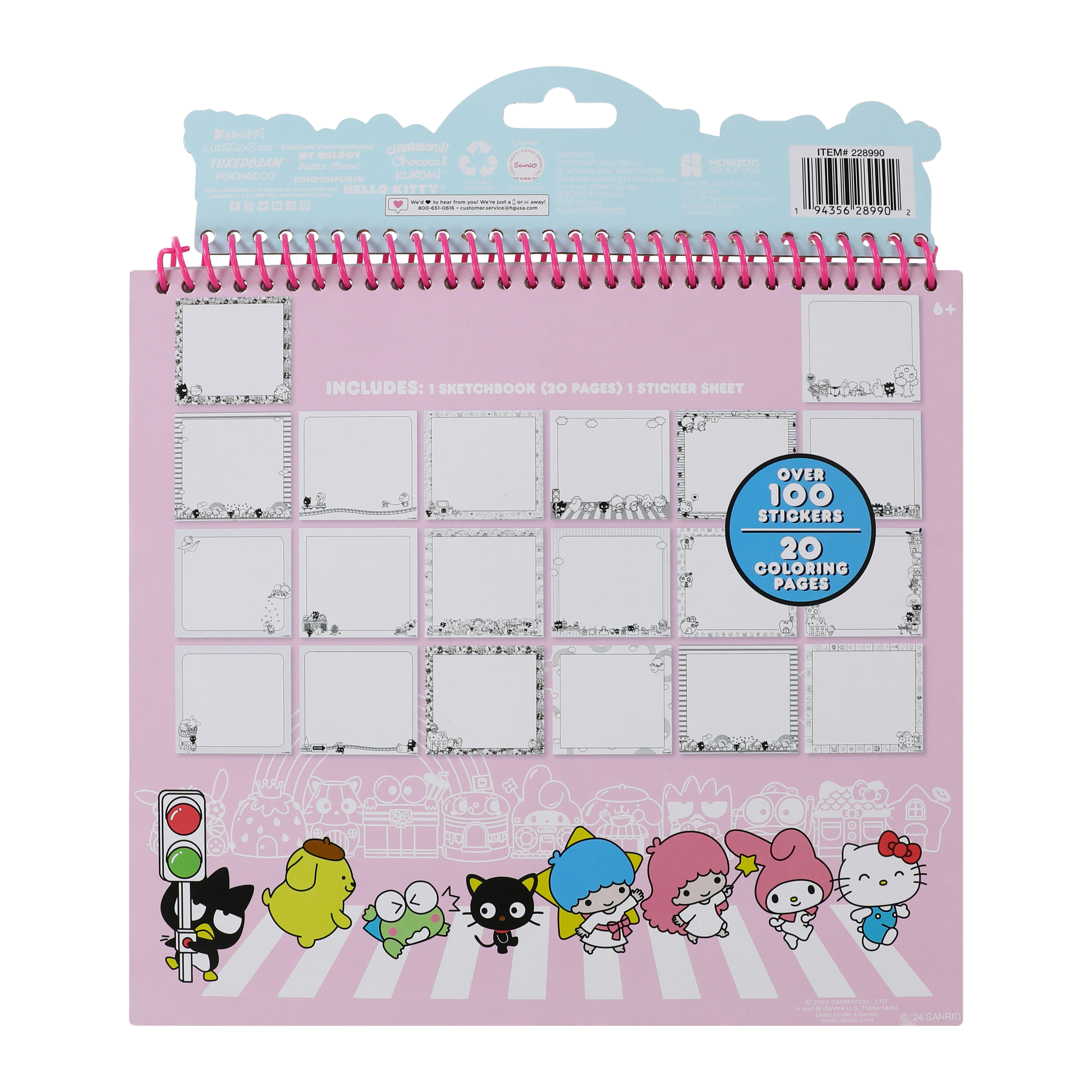 Hello Kitty And Friends® Sketchbook