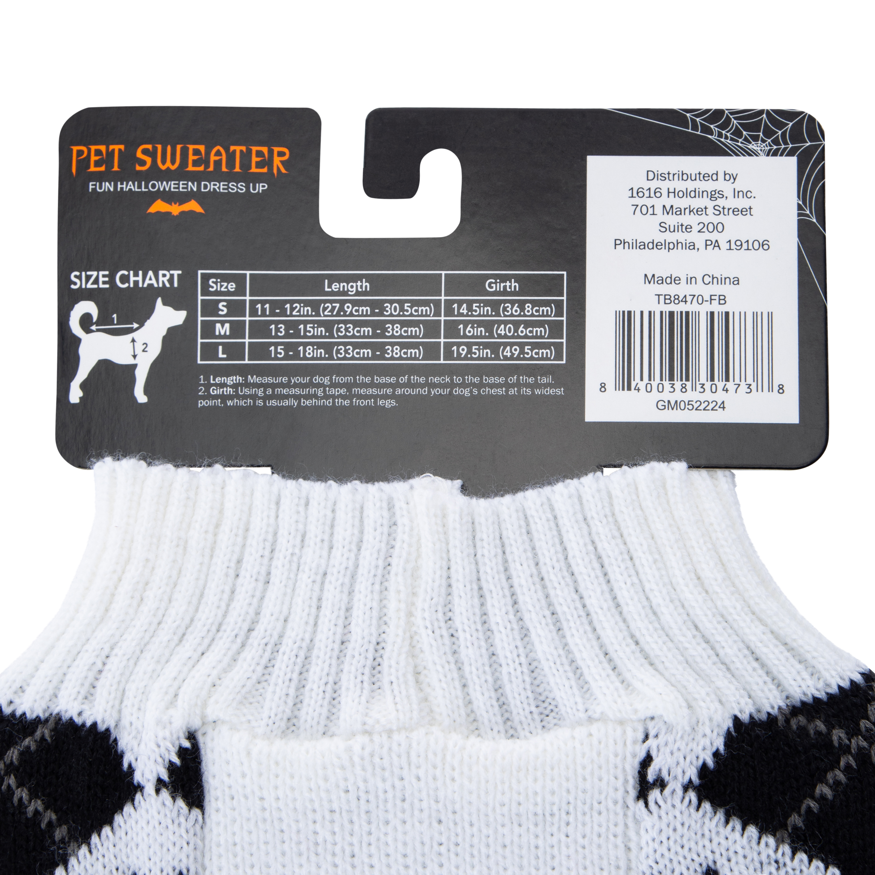 Halloween Pet Sweater