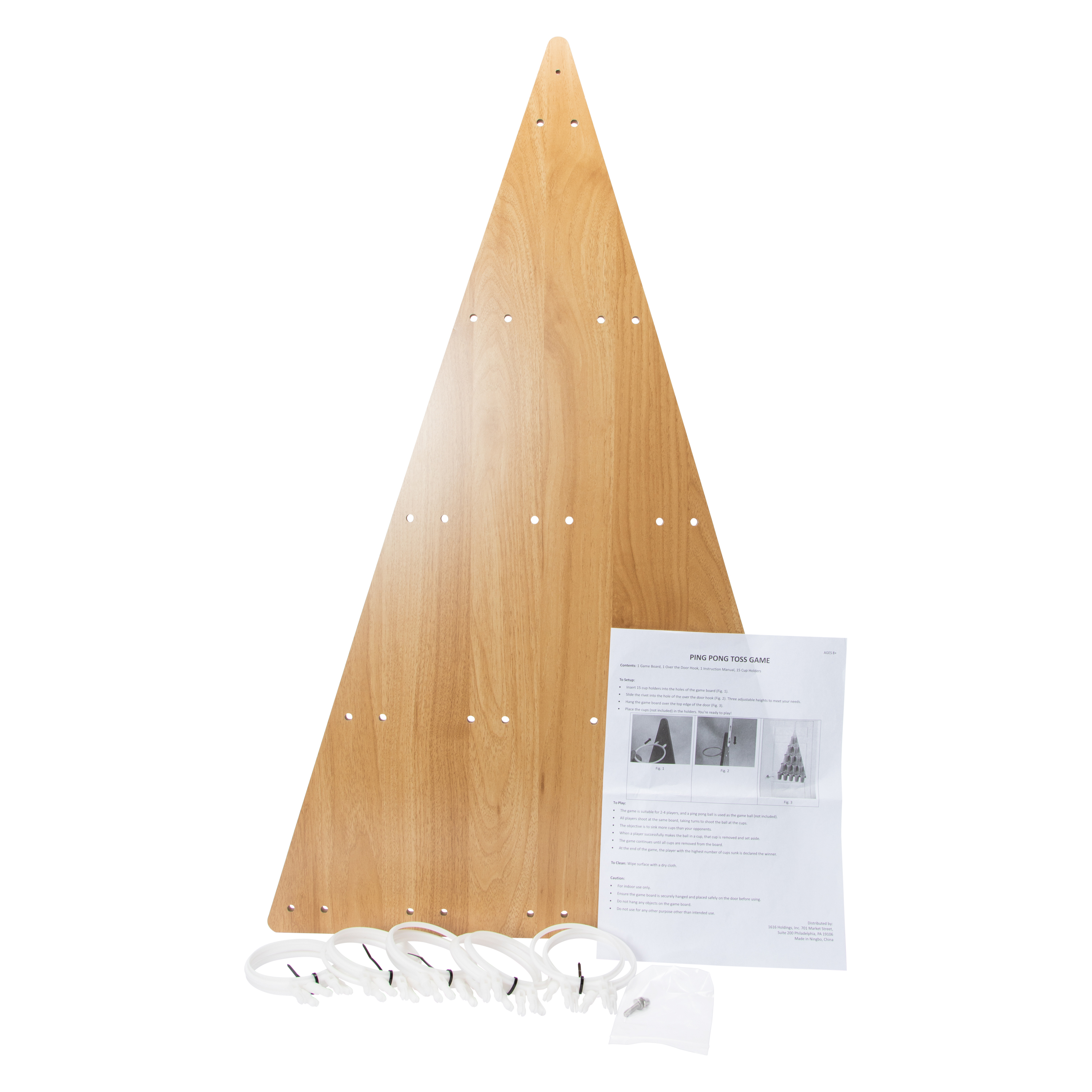 Over-The-Door Ping Pong Toss Game