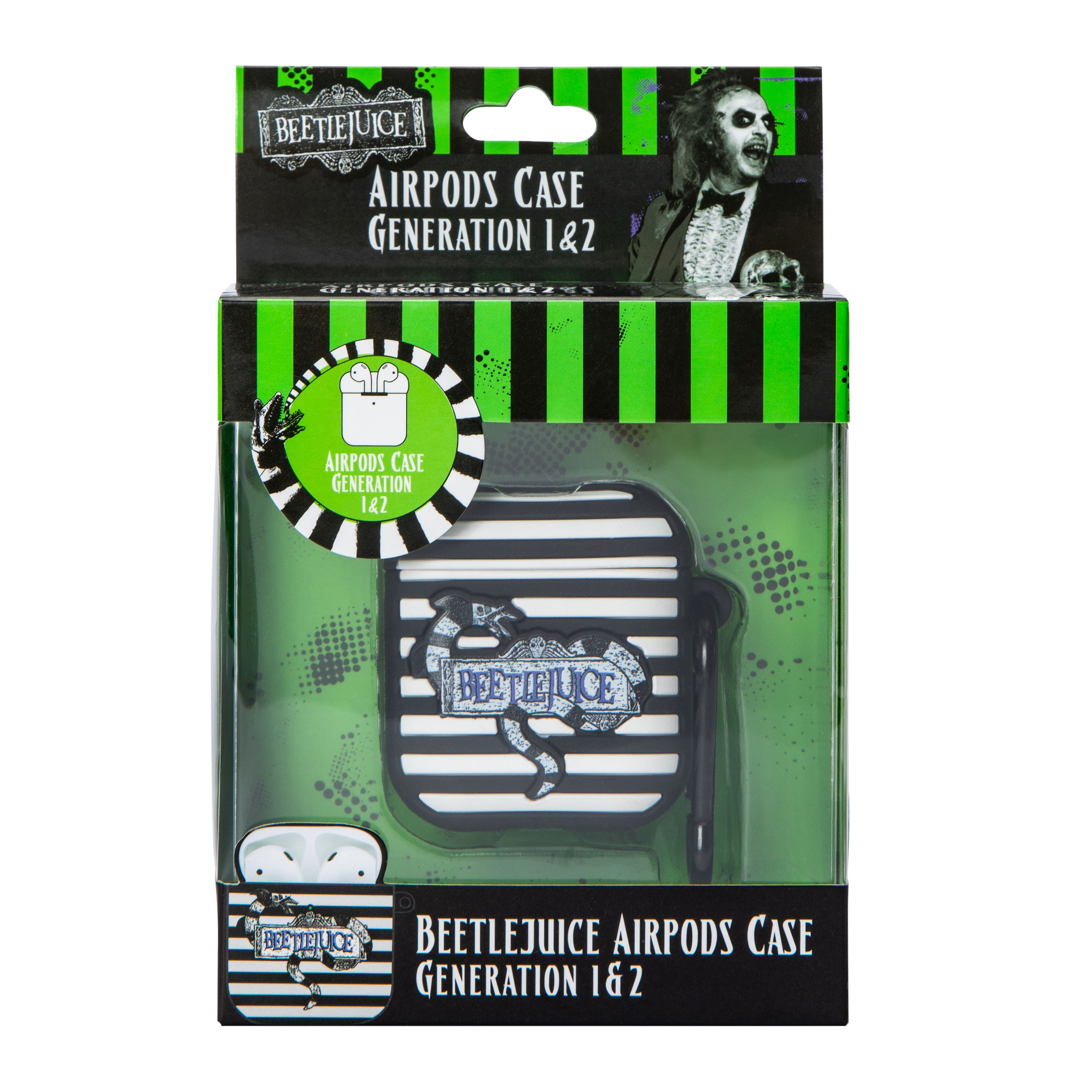Beetlejuice Earbuds Case Cover For AirPods® Gen 1/Gen 2
