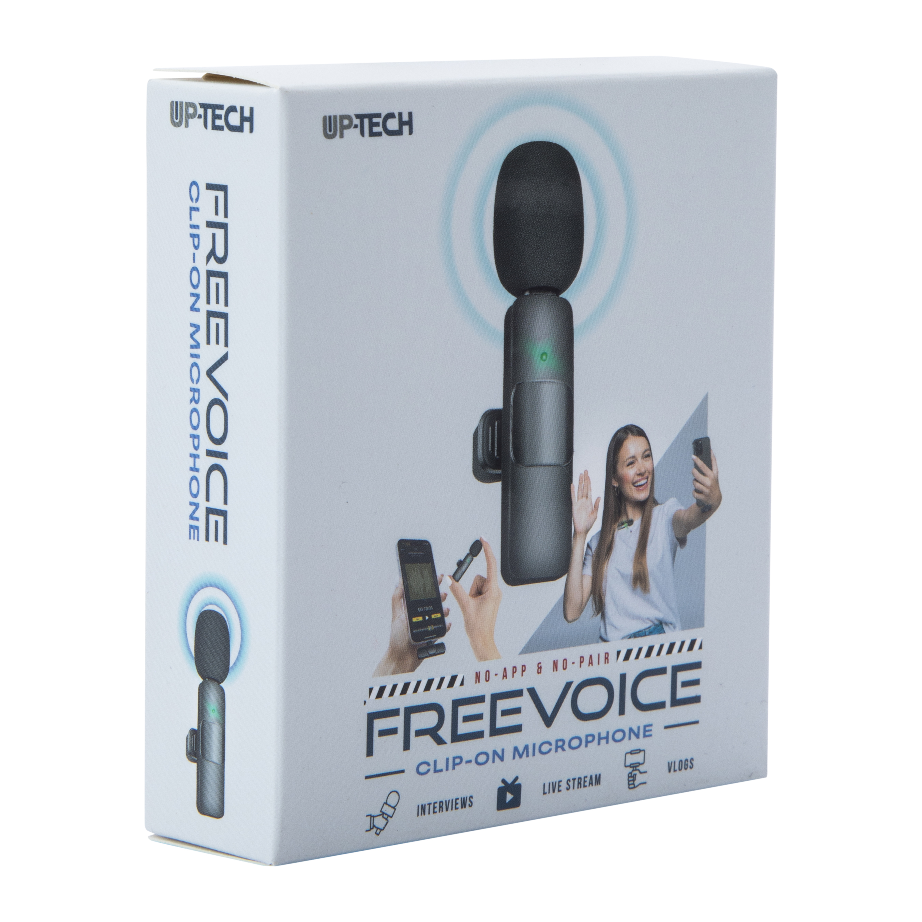 FreeVoice Clip-On Microphone